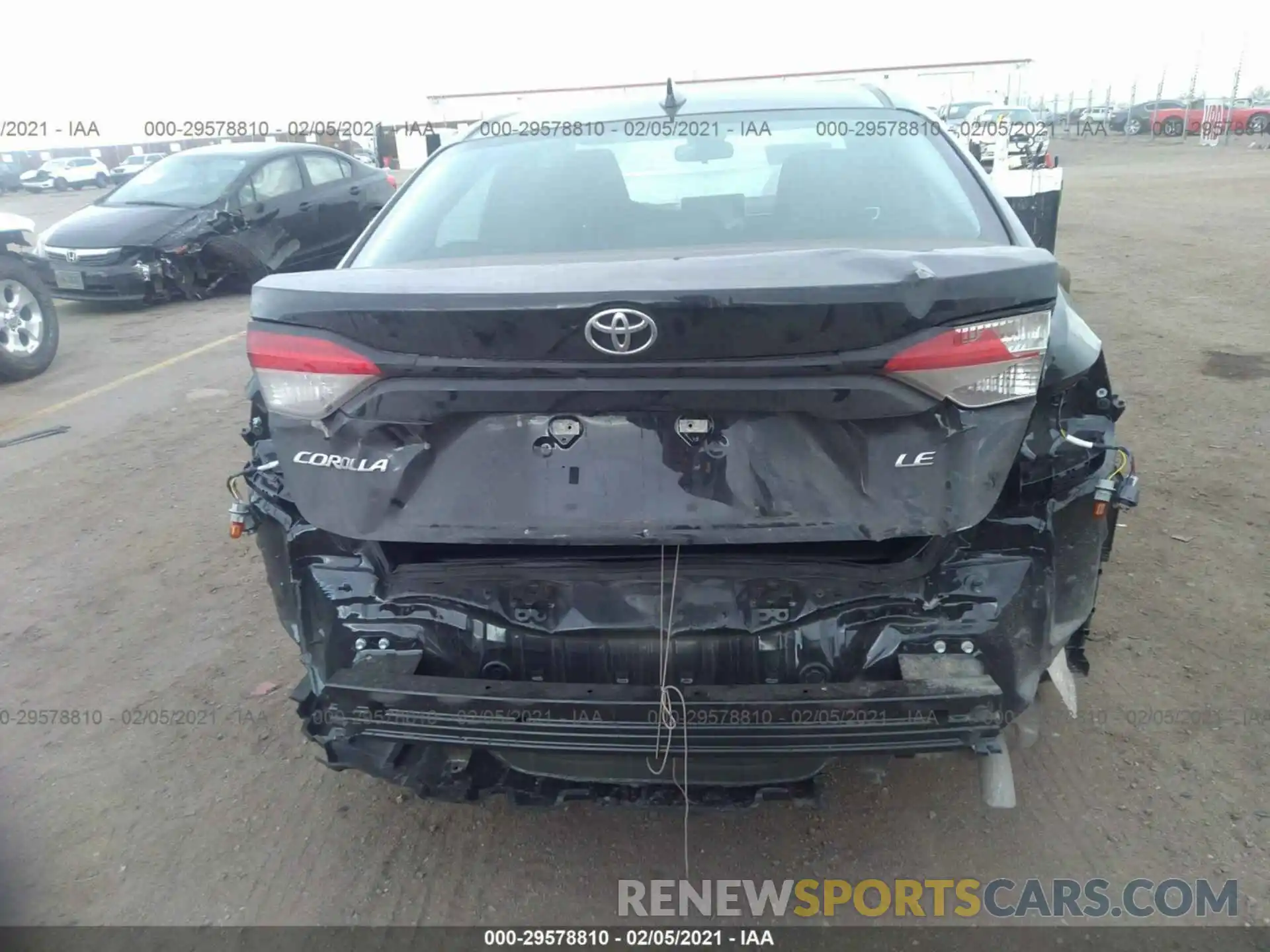 6 Photograph of a damaged car 5YFEPMAE5MP203237 TOYOTA COROLLA 2021