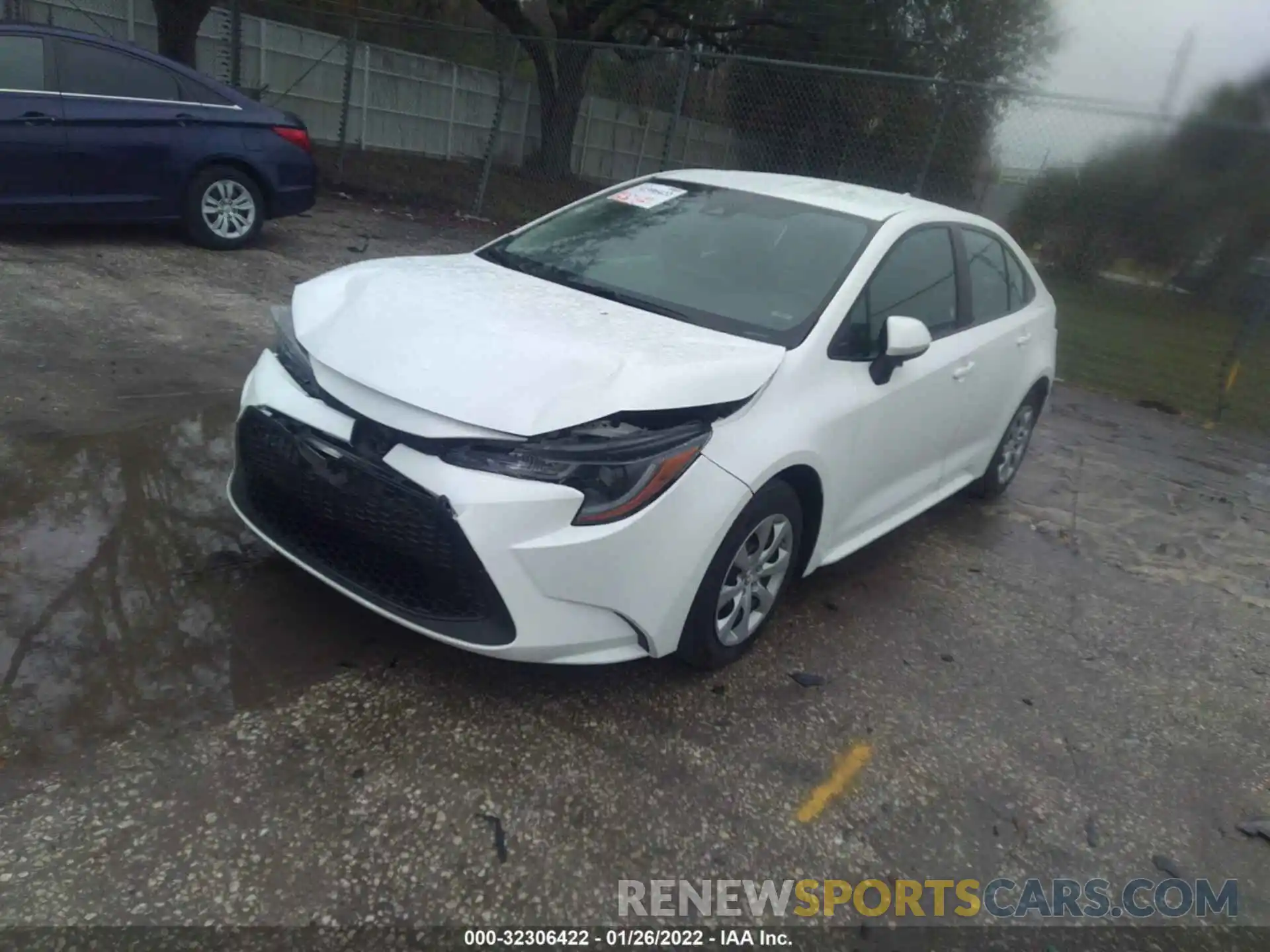 2 Photograph of a damaged car 5YFEPMAE5MP204646 TOYOTA COROLLA 2021