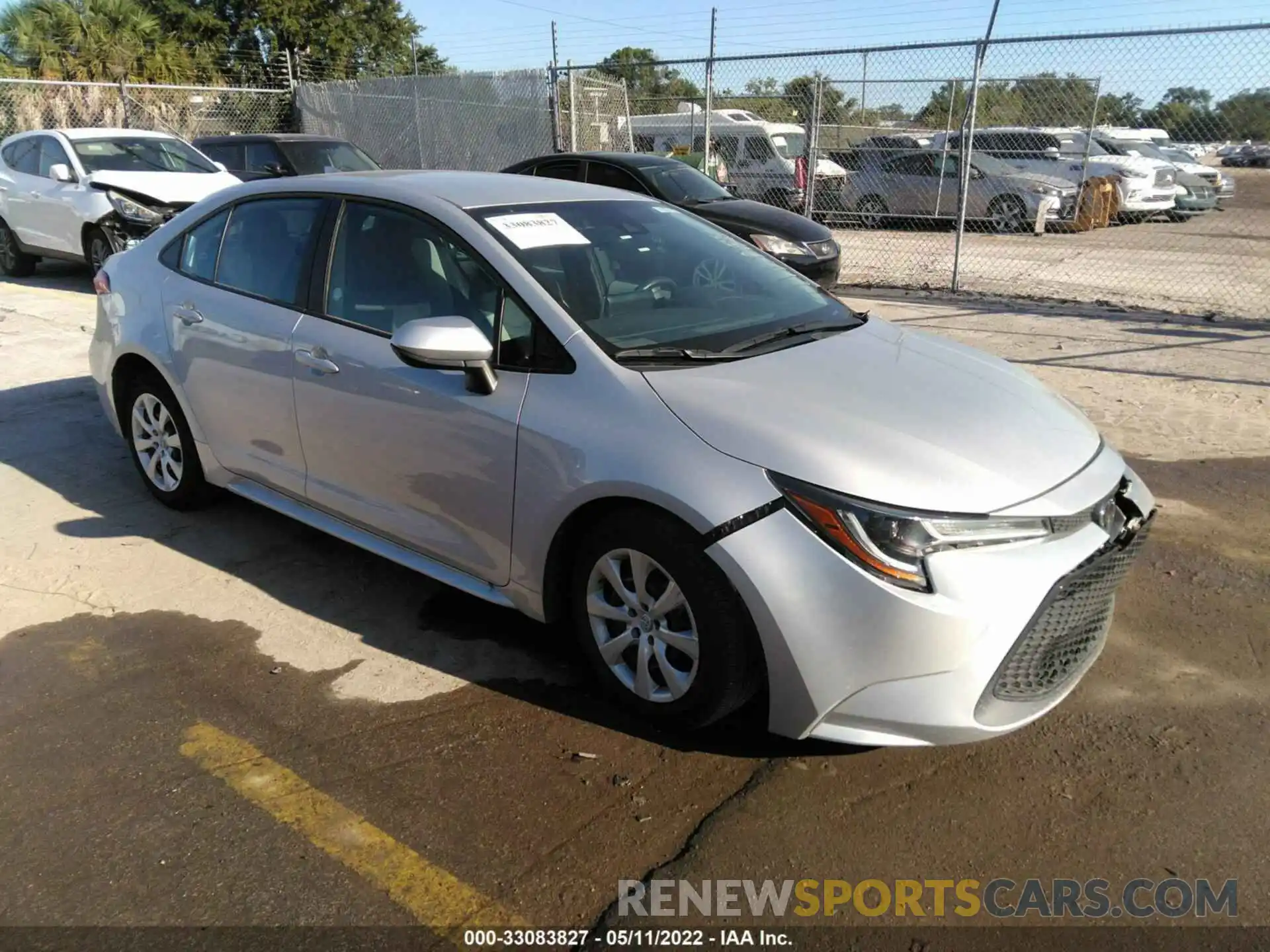 1 Photograph of a damaged car 5YFEPMAE5MP205182 TOYOTA COROLLA 2021