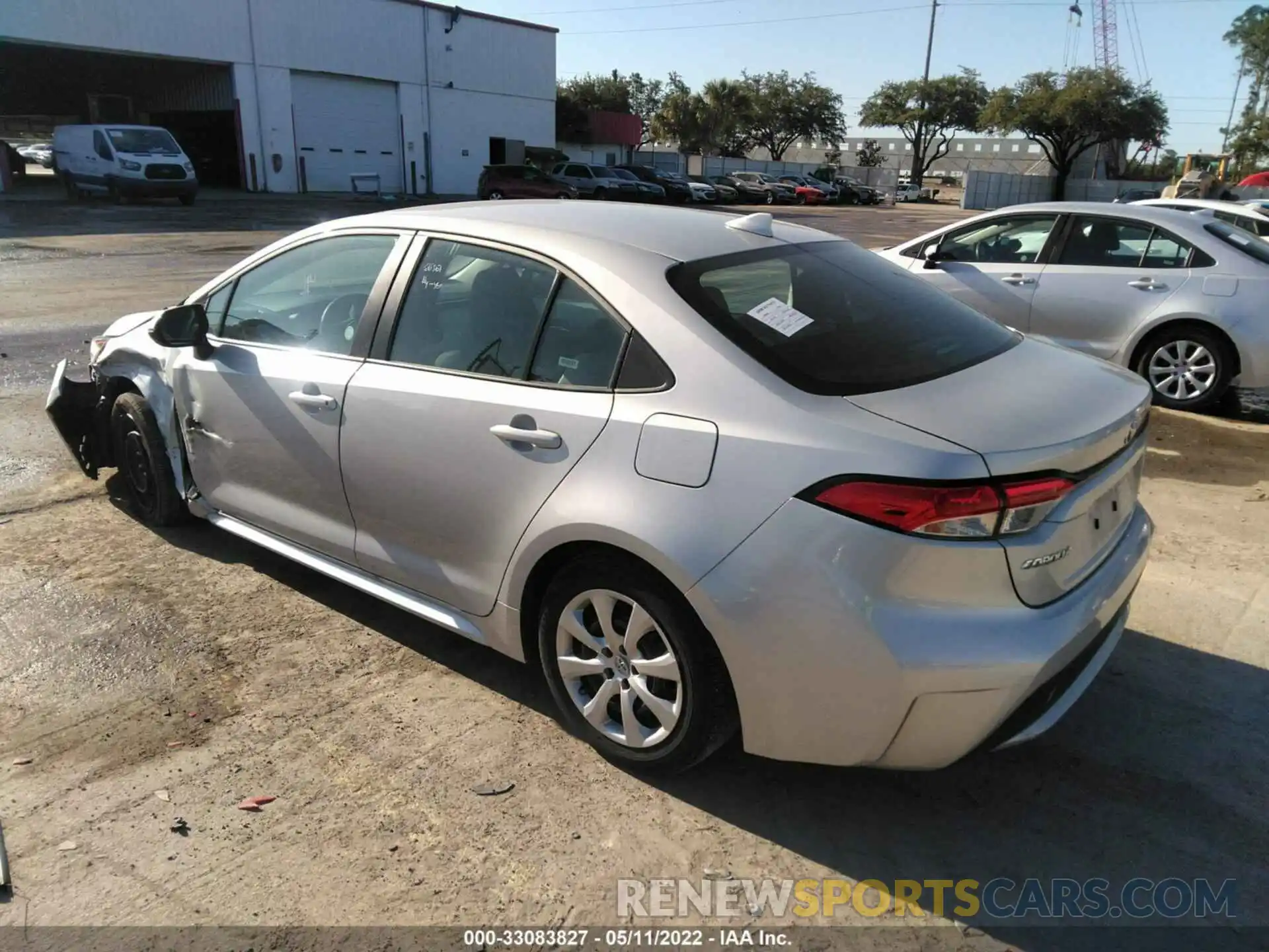 3 Photograph of a damaged car 5YFEPMAE5MP205182 TOYOTA COROLLA 2021