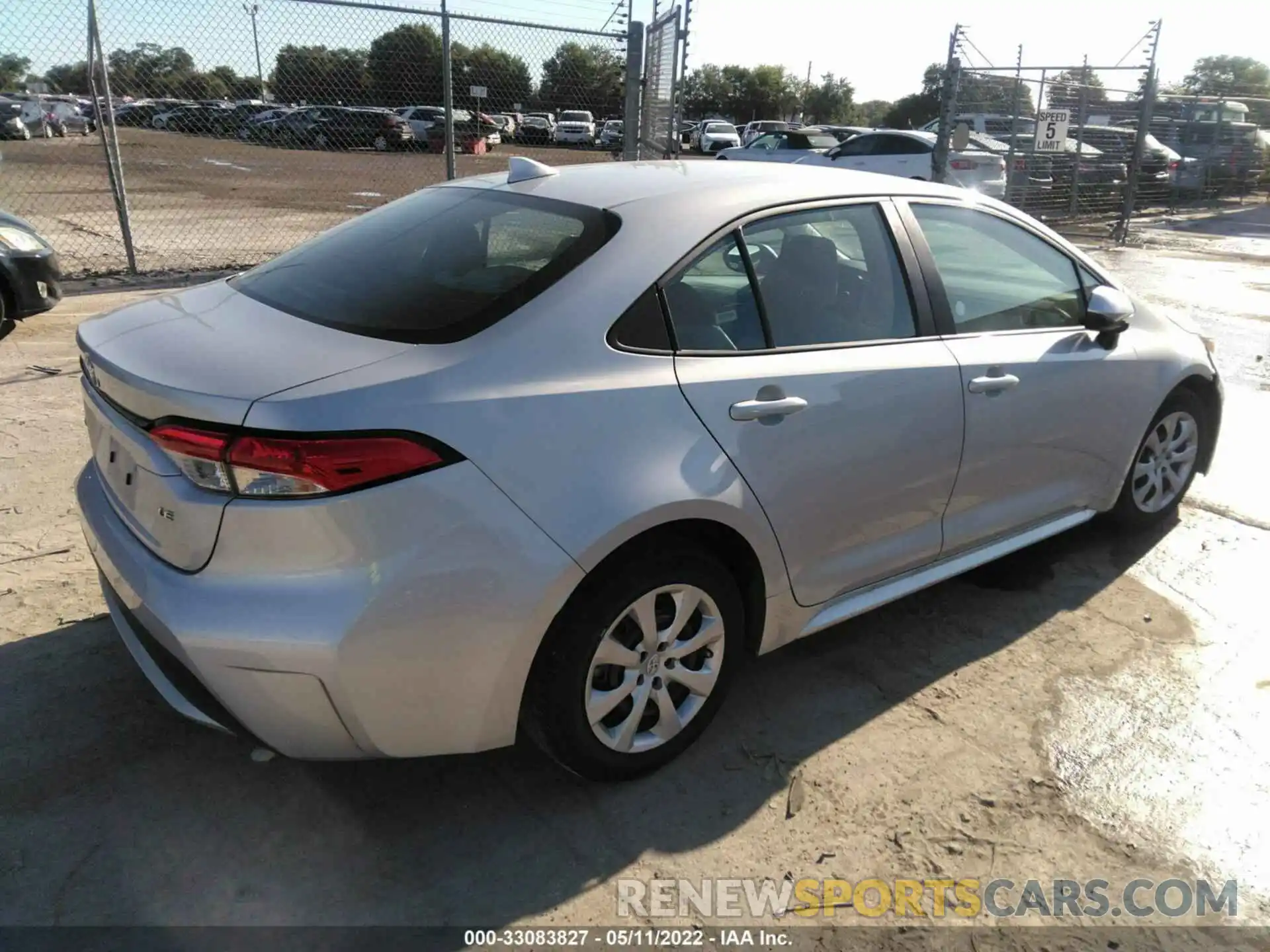 4 Photograph of a damaged car 5YFEPMAE5MP205182 TOYOTA COROLLA 2021