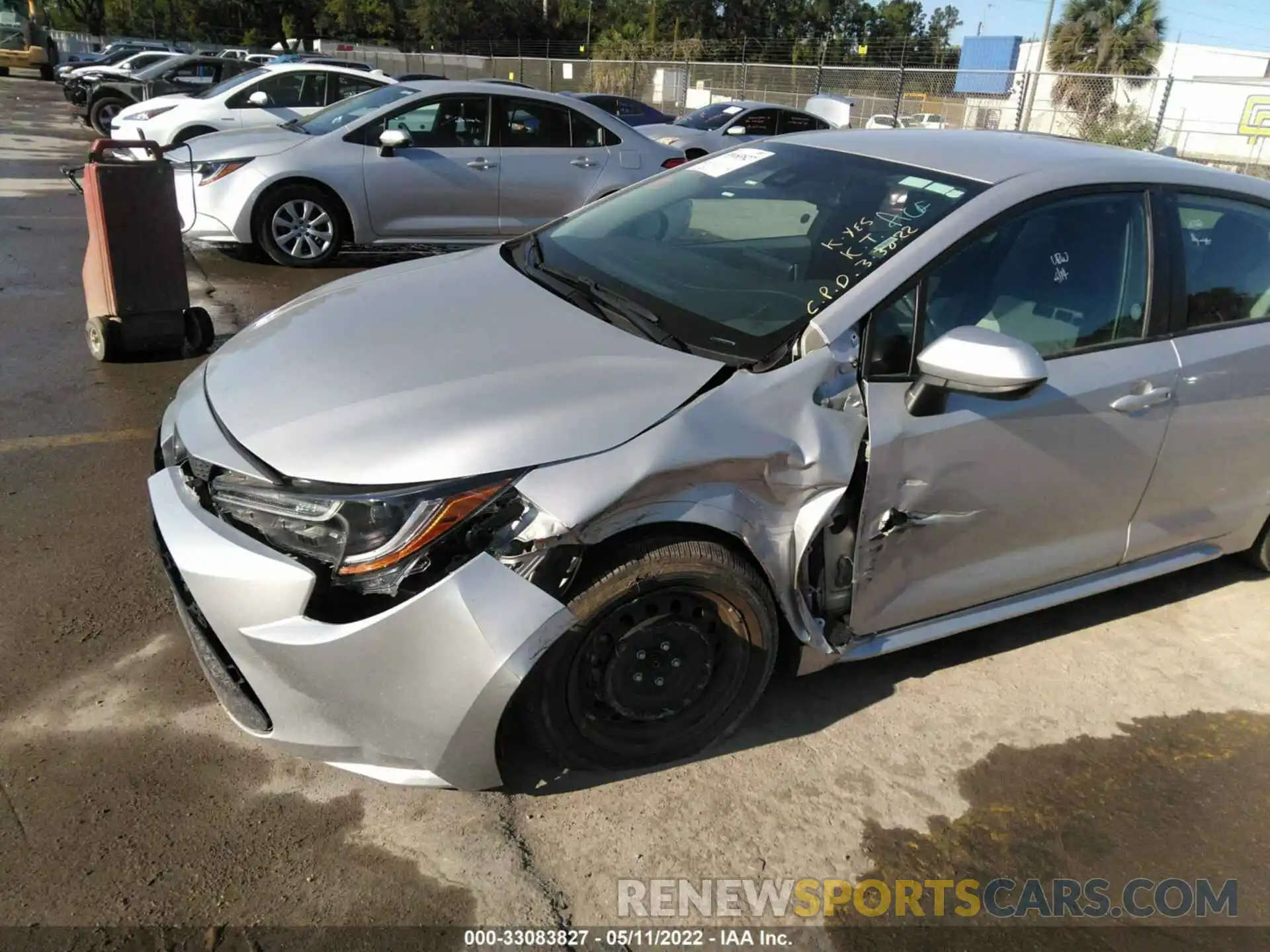 6 Photograph of a damaged car 5YFEPMAE5MP205182 TOYOTA COROLLA 2021