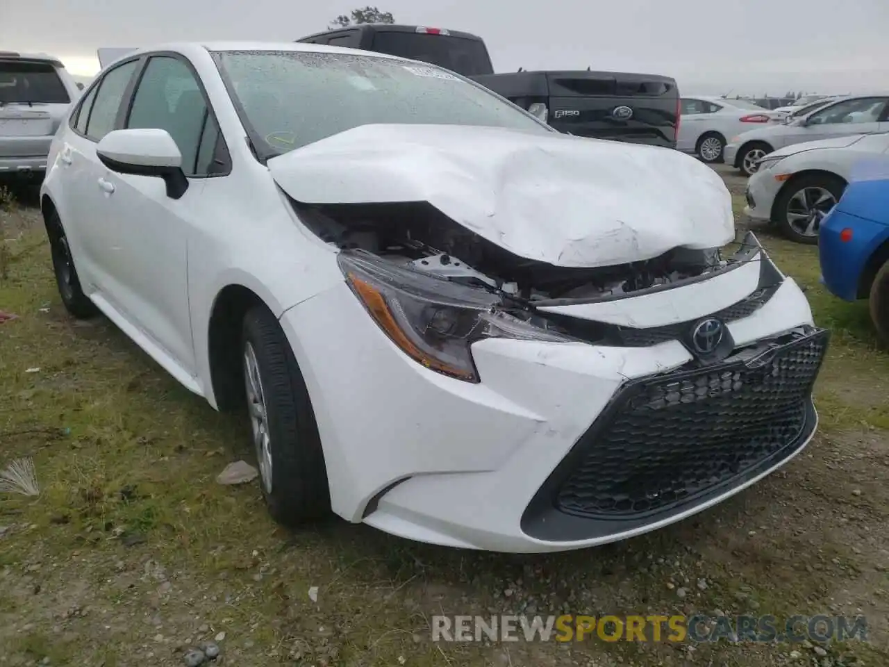 1 Photograph of a damaged car 5YFEPMAE5MP205697 TOYOTA COROLLA 2021