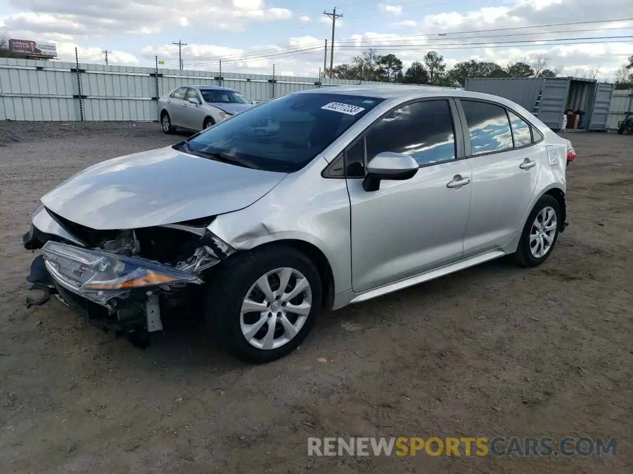 1 Photograph of a damaged car 5YFEPMAE5MP207210 TOYOTA COROLLA 2021