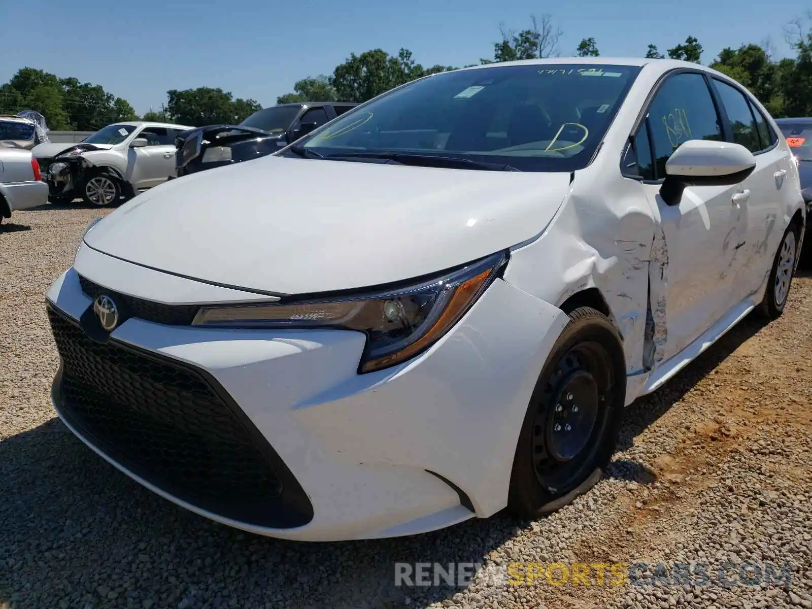 2 Photograph of a damaged car 5YFEPMAE5MP207711 TOYOTA COROLLA 2021