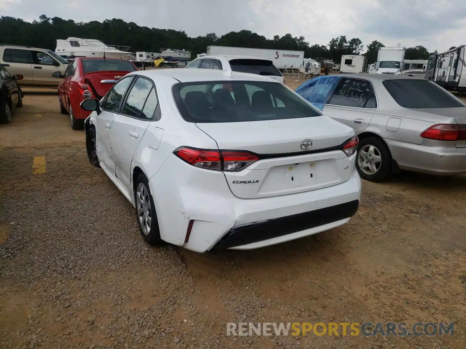 3 Photograph of a damaged car 5YFEPMAE5MP207711 TOYOTA COROLLA 2021