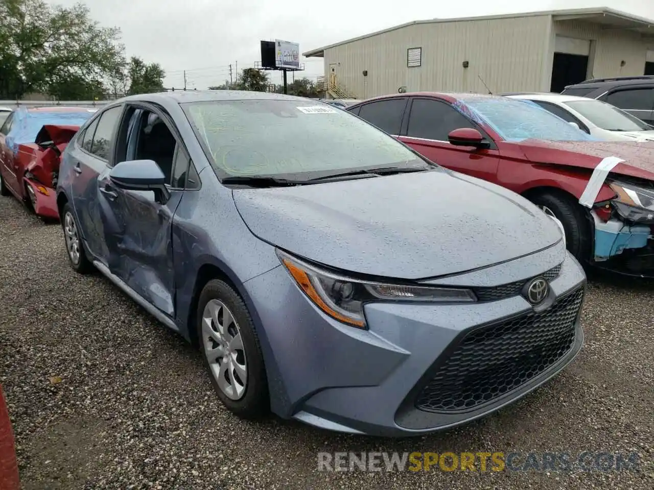 1 Photograph of a damaged car 5YFEPMAE5MP208681 TOYOTA COROLLA 2021