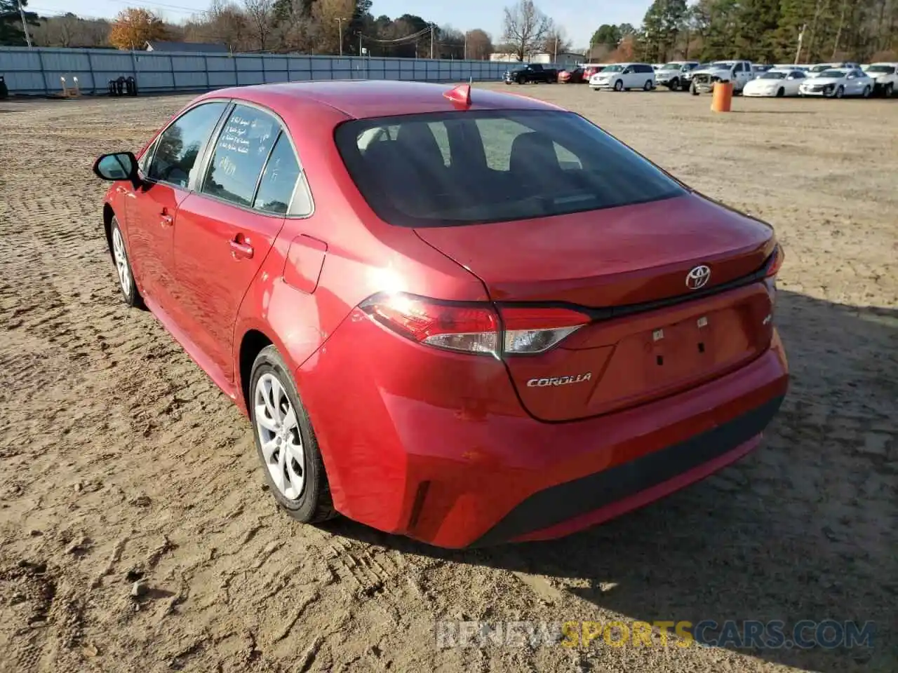 3 Photograph of a damaged car 5YFEPMAE5MP208910 TOYOTA COROLLA 2021