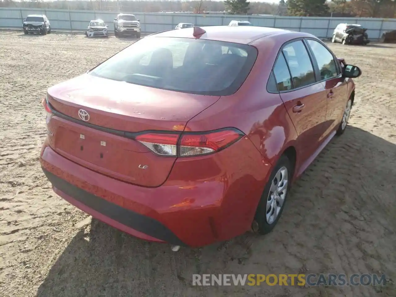 4 Photograph of a damaged car 5YFEPMAE5MP208910 TOYOTA COROLLA 2021