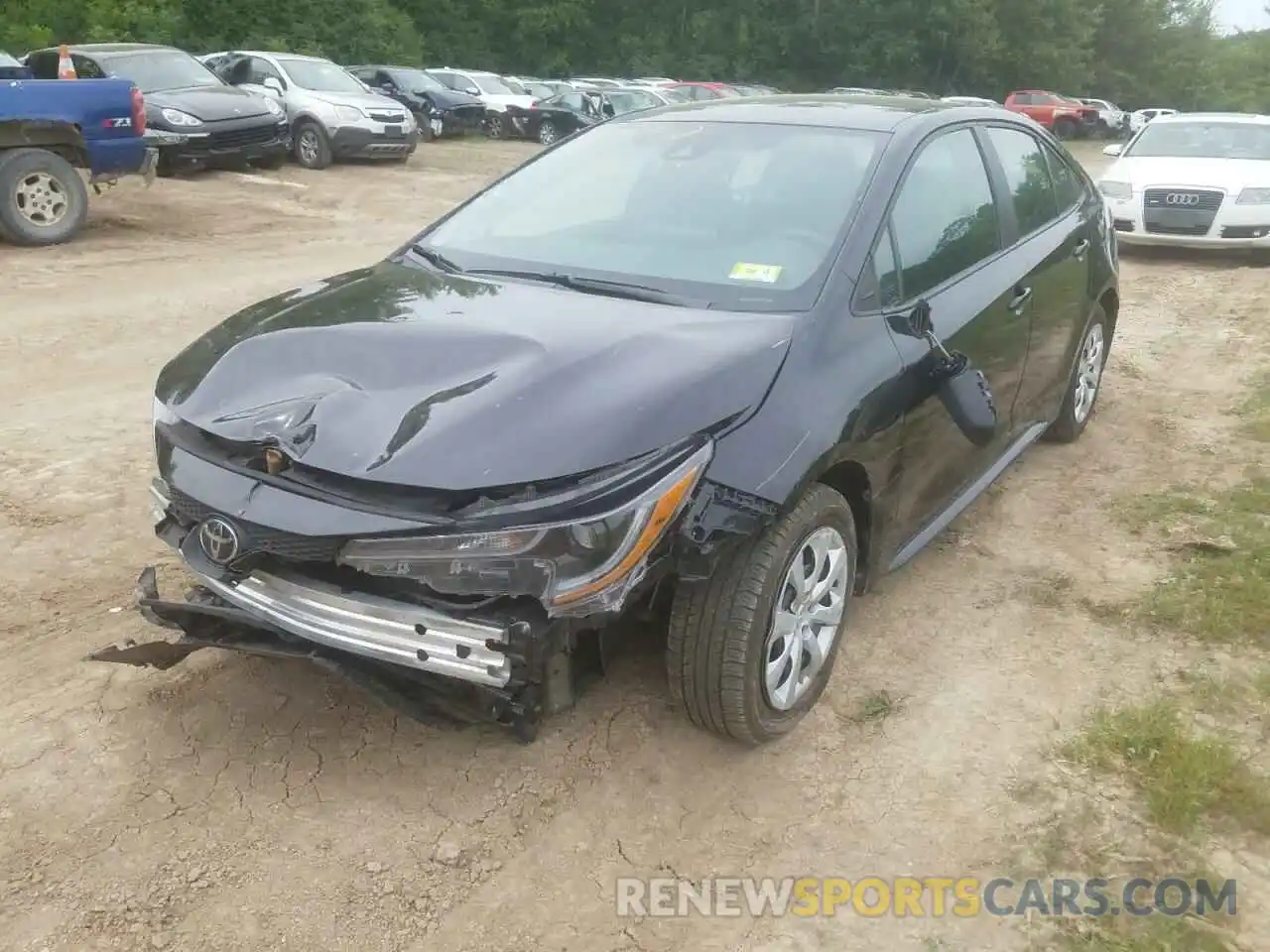 2 Photograph of a damaged car 5YFEPMAE5MP210169 TOYOTA COROLLA 2021