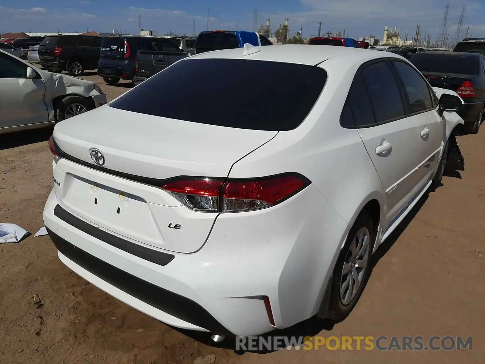 4 Photograph of a damaged car 5YFEPMAE5MP210382 TOYOTA COROLLA 2021