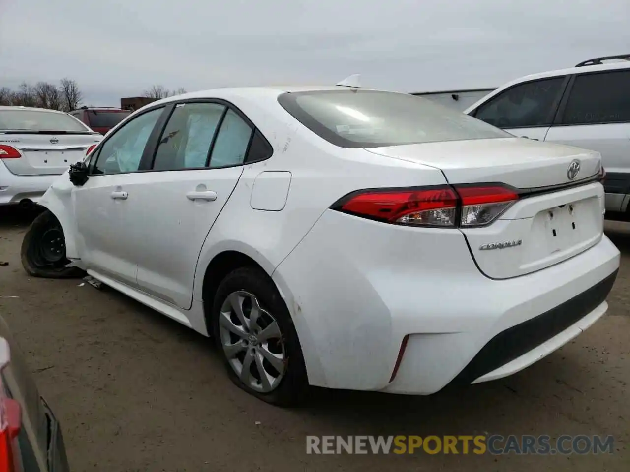 3 Фотография поврежденного автомобиля 5YFEPMAE5MP210706 TOYOTA COROLLA 2021