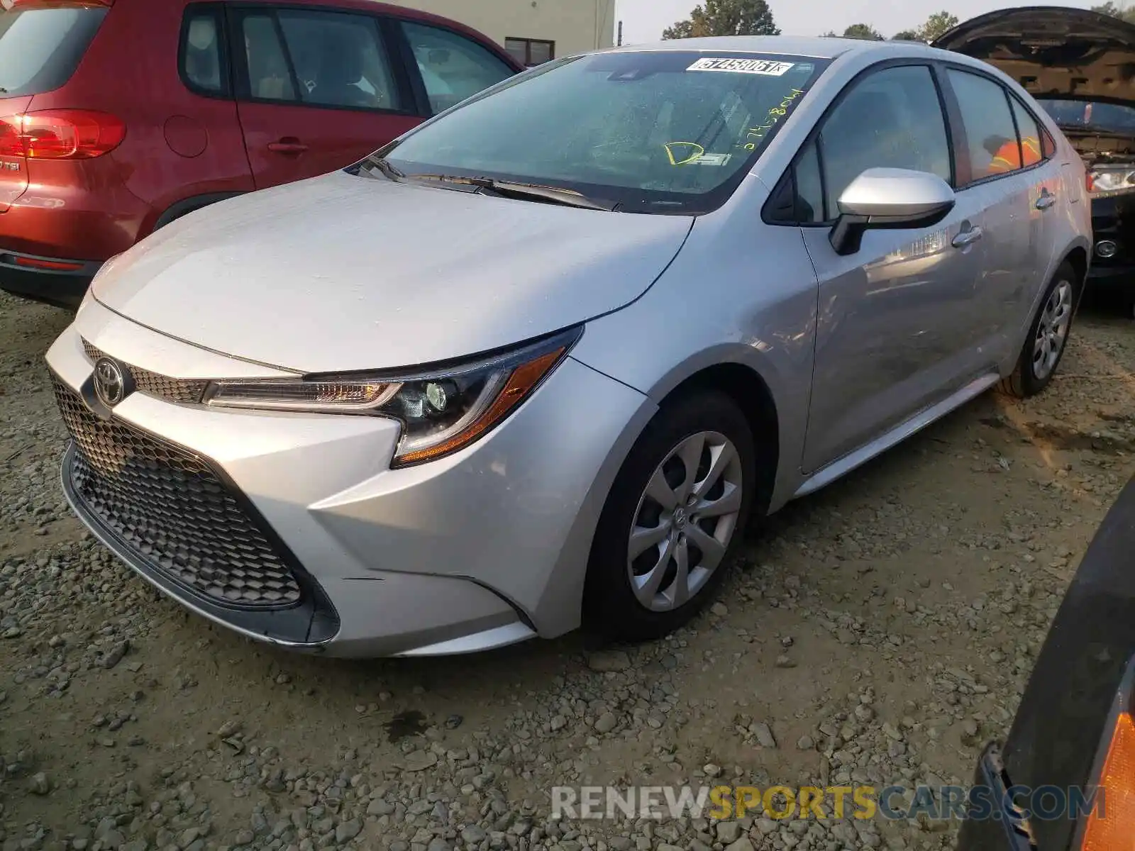 2 Photograph of a damaged car 5YFEPMAE5MP211922 TOYOTA COROLLA 2021