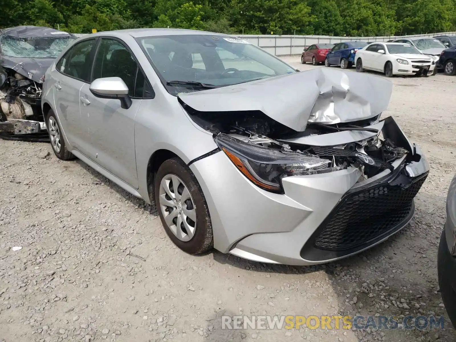 1 Photograph of a damaged car 5YFEPMAE5MP211998 TOYOTA COROLLA 2021