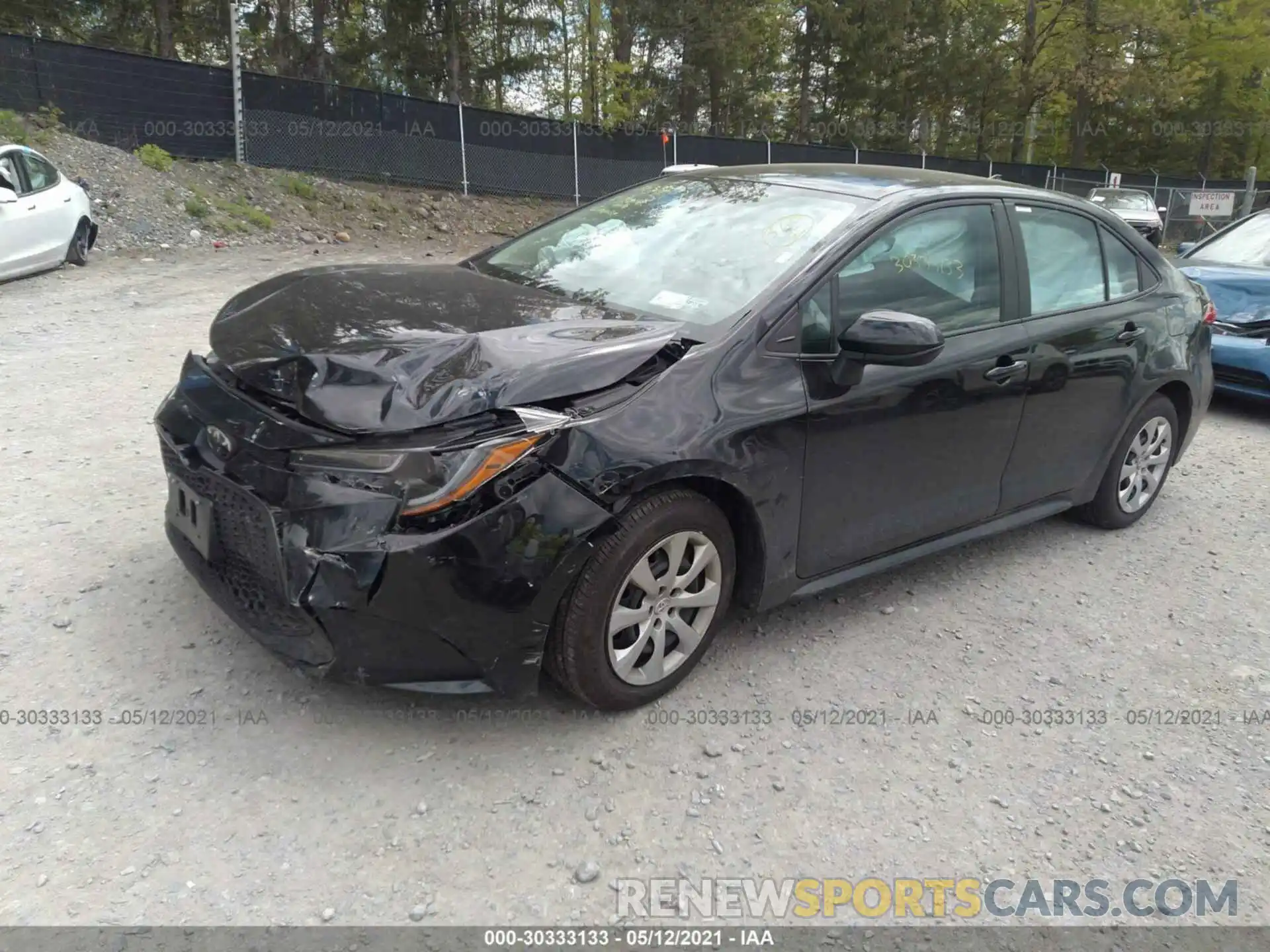 2 Photograph of a damaged car 5YFEPMAE5MP212701 TOYOTA COROLLA 2021