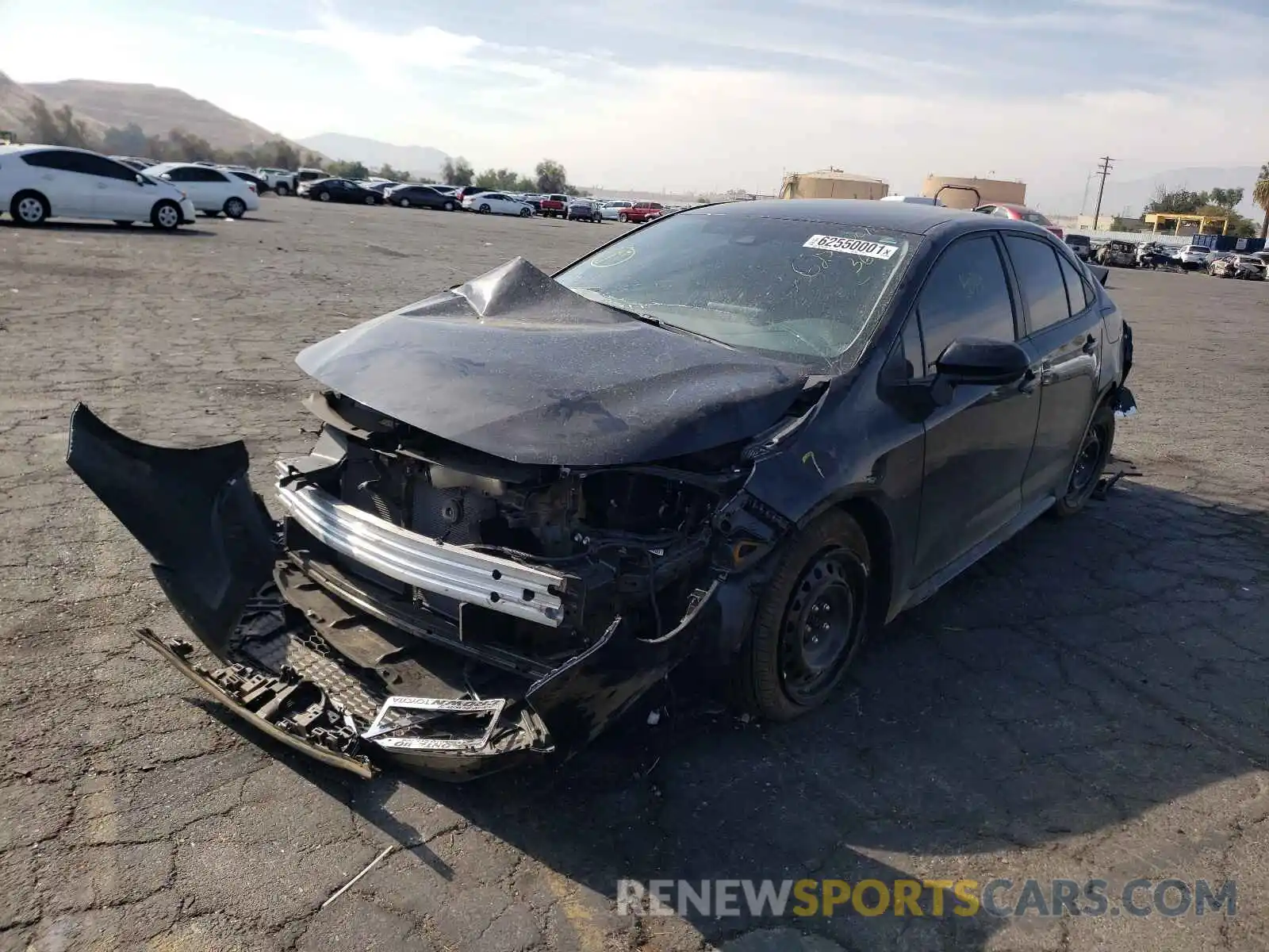 2 Photograph of a damaged car 5YFEPMAE5MP212844 TOYOTA COROLLA 2021