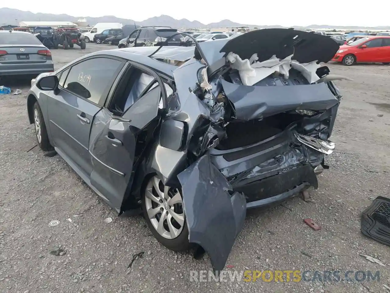 3 Photograph of a damaged car 5YFEPMAE5MP212911 TOYOTA COROLLA 2021