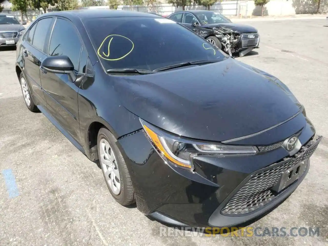 1 Photograph of a damaged car 5YFEPMAE5MP213296 TOYOTA COROLLA 2021