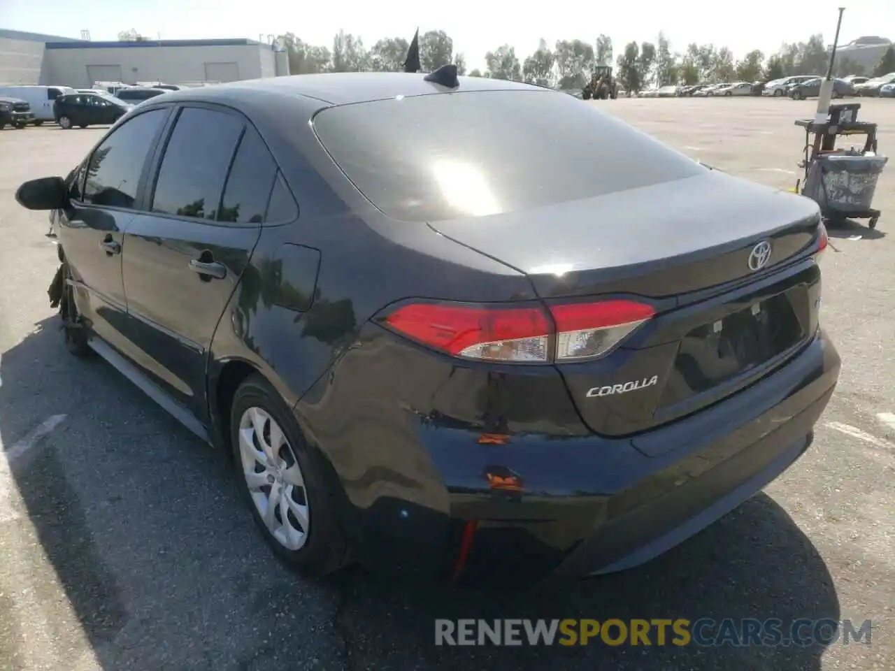 3 Photograph of a damaged car 5YFEPMAE5MP213296 TOYOTA COROLLA 2021