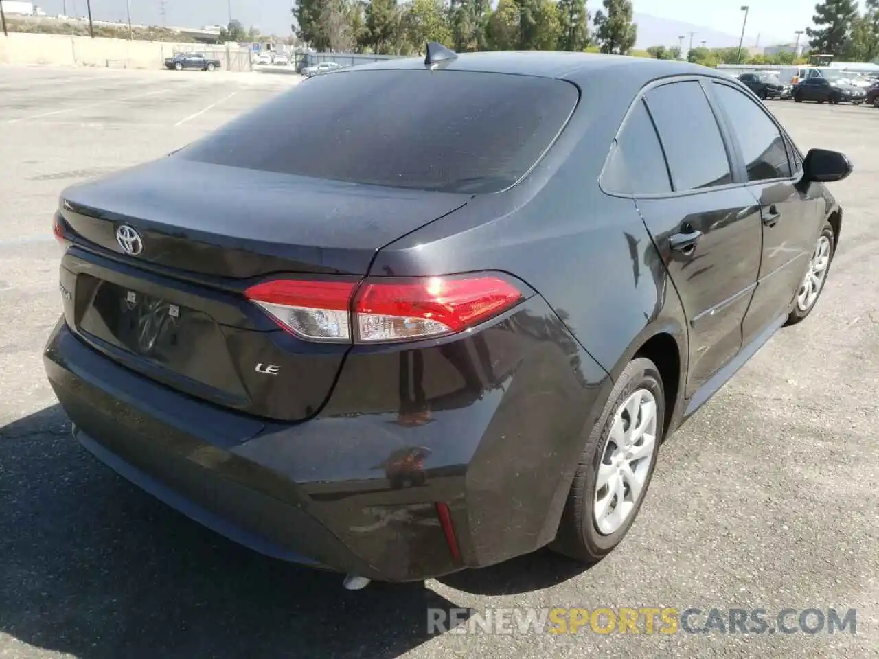 4 Photograph of a damaged car 5YFEPMAE5MP213296 TOYOTA COROLLA 2021