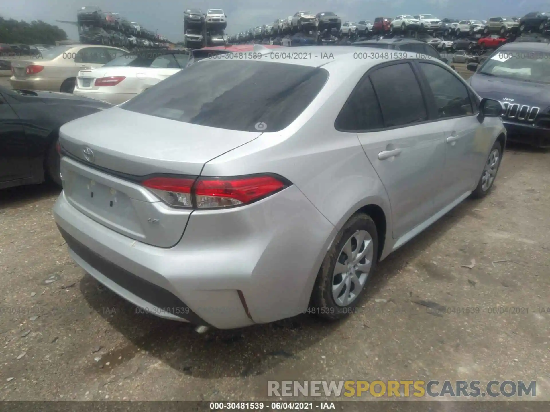 4 Photograph of a damaged car 5YFEPMAE5MP214206 TOYOTA COROLLA 2021