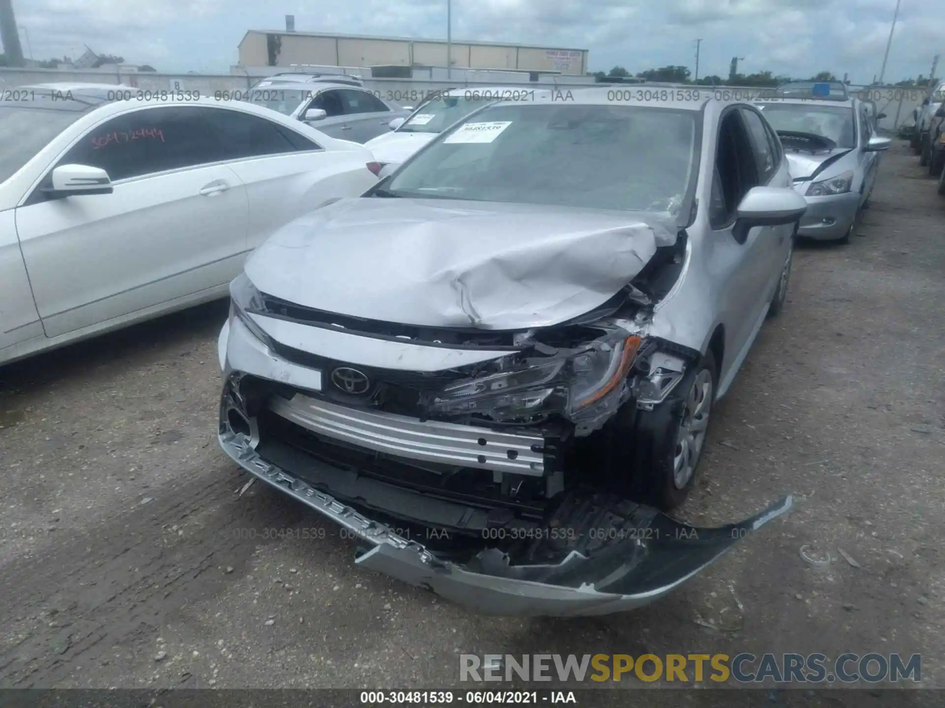 6 Photograph of a damaged car 5YFEPMAE5MP214206 TOYOTA COROLLA 2021