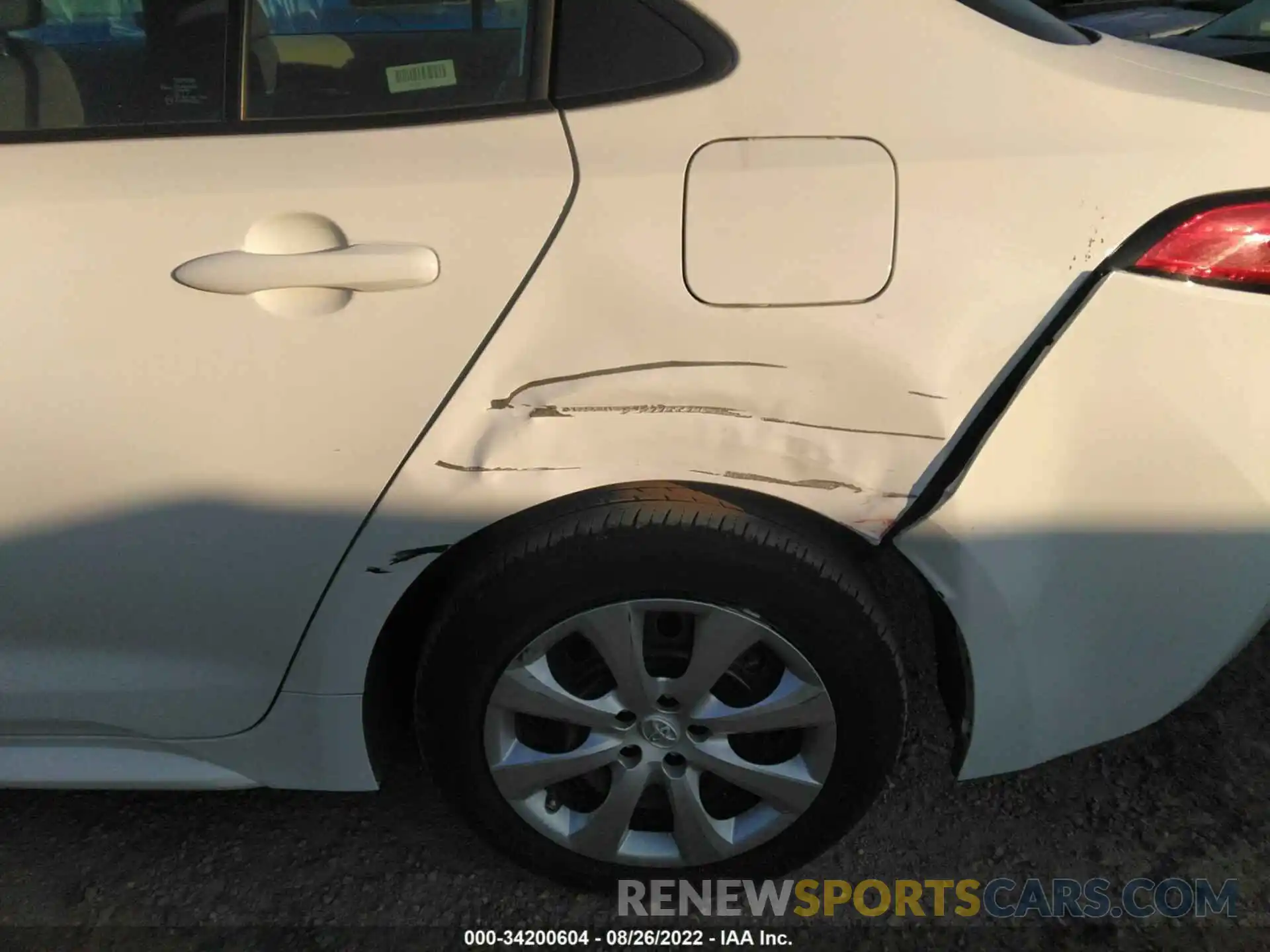 6 Photograph of a damaged car 5YFEPMAE5MP214397 TOYOTA COROLLA 2021