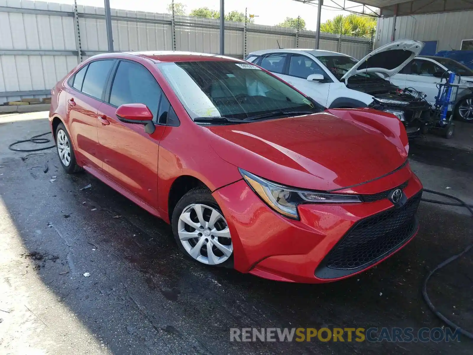 1 Photograph of a damaged car 5YFEPMAE5MP214965 TOYOTA COROLLA 2021