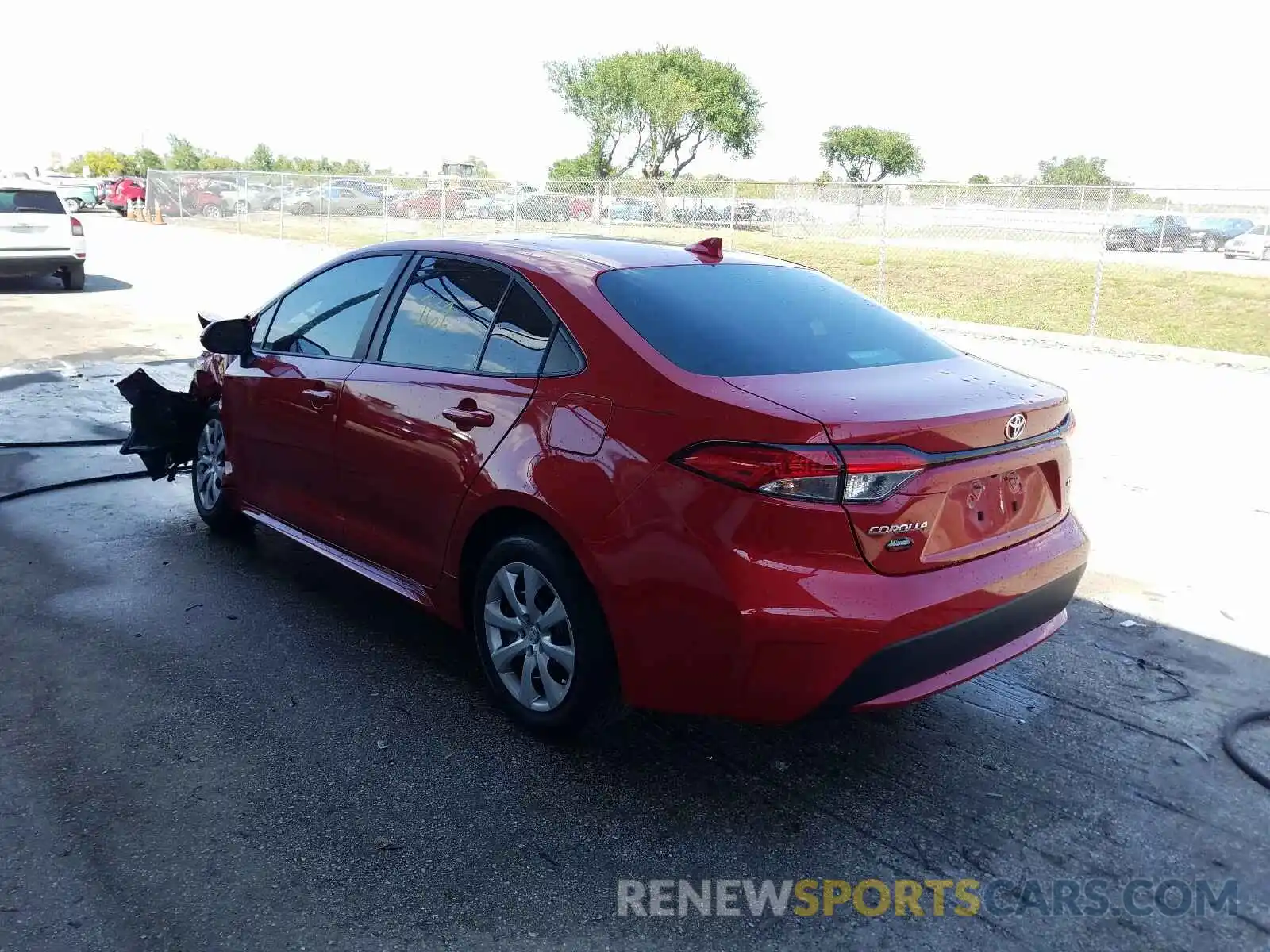 3 Photograph of a damaged car 5YFEPMAE5MP214965 TOYOTA COROLLA 2021