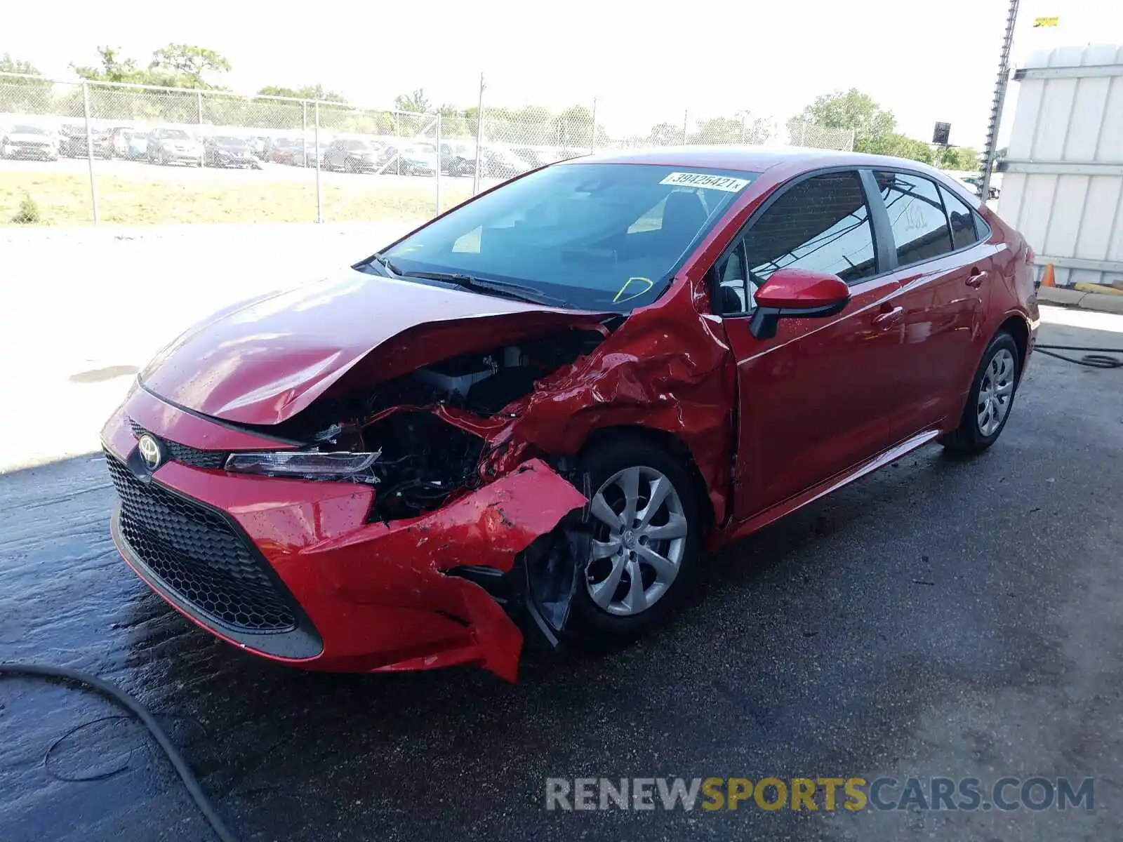 9 Photograph of a damaged car 5YFEPMAE5MP214965 TOYOTA COROLLA 2021