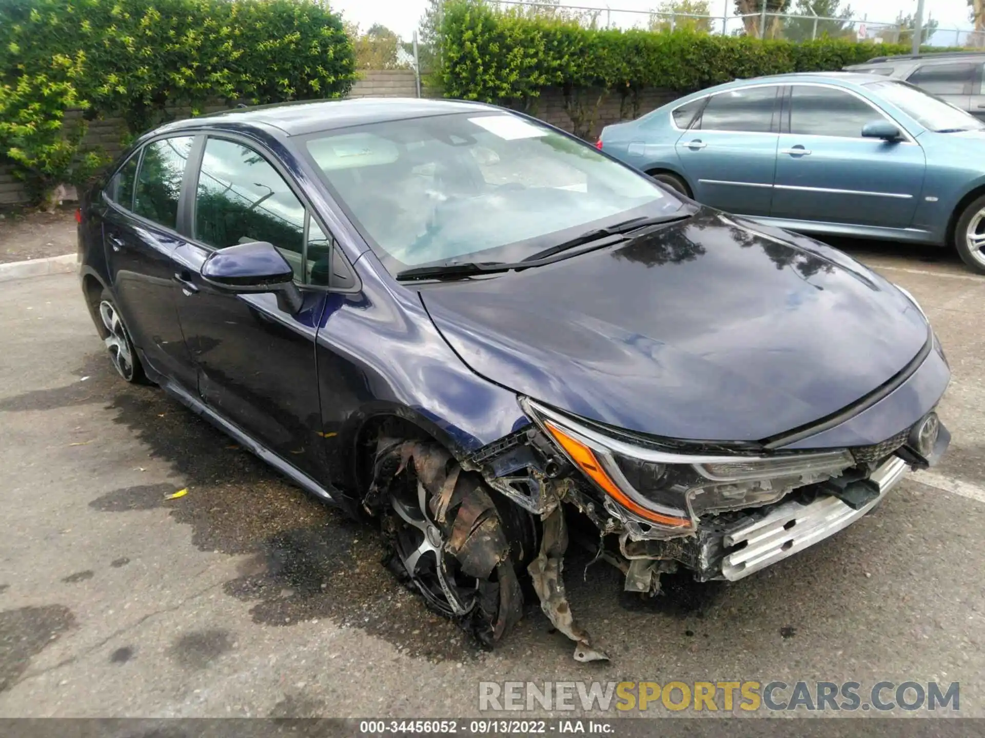 1 Photograph of a damaged car 5YFEPMAE5MP215033 TOYOTA COROLLA 2021