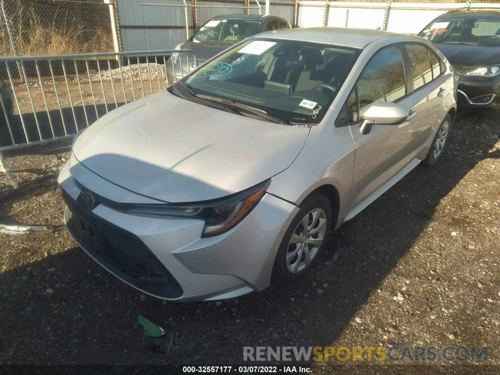 2 Photograph of a damaged car 5YFEPMAE5MP215940 TOYOTA COROLLA 2021