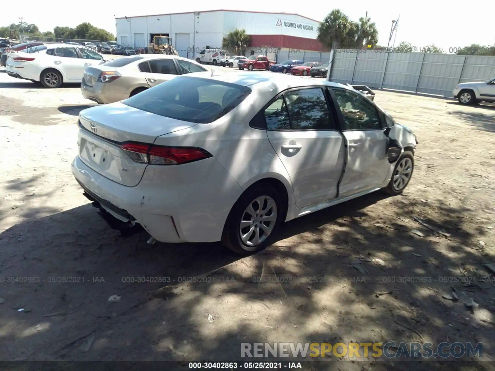 4 Photograph of a damaged car 5YFEPMAE5MP216358 TOYOTA COROLLA 2021