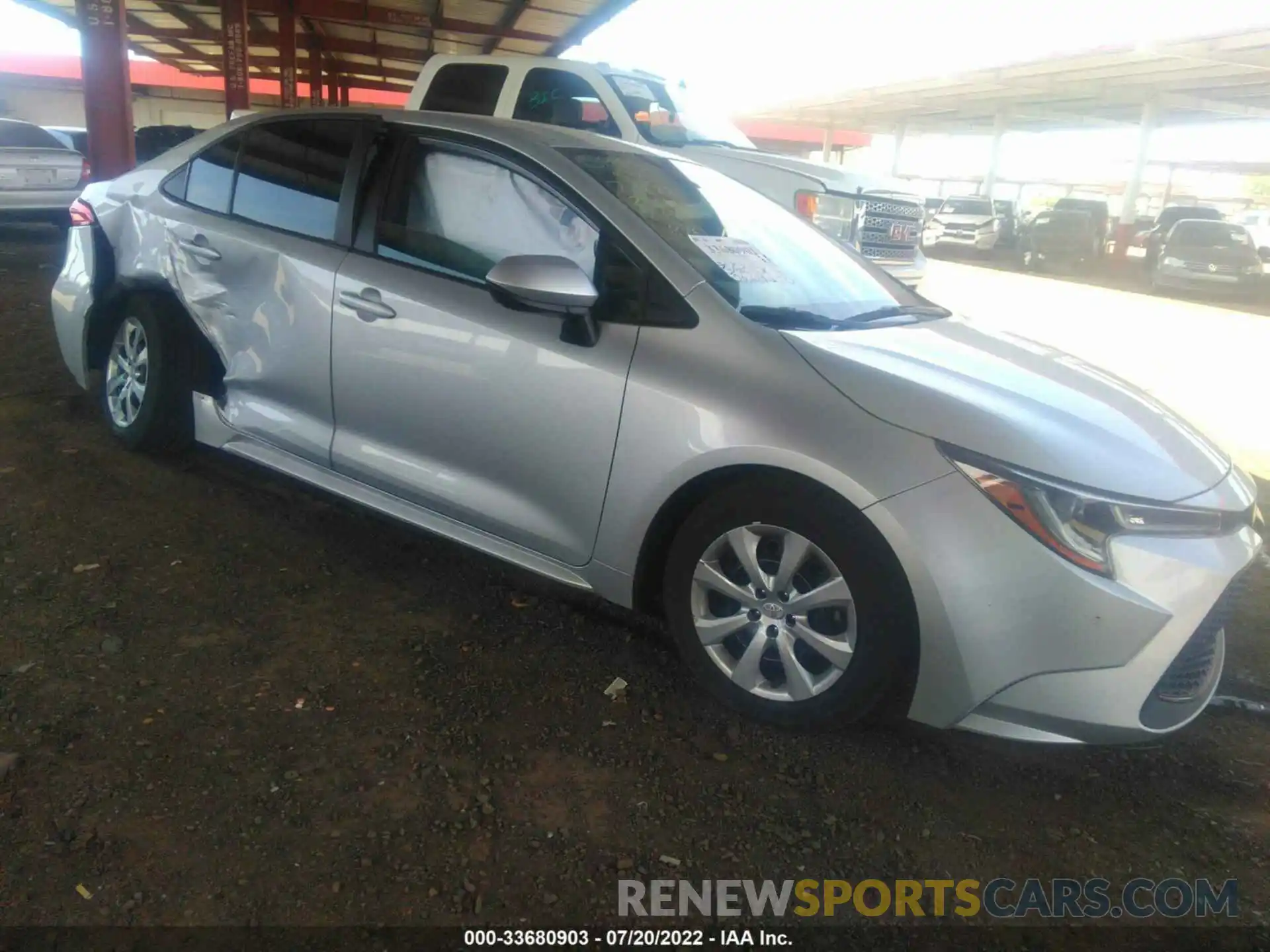 1 Photograph of a damaged car 5YFEPMAE5MP216537 TOYOTA COROLLA 2021