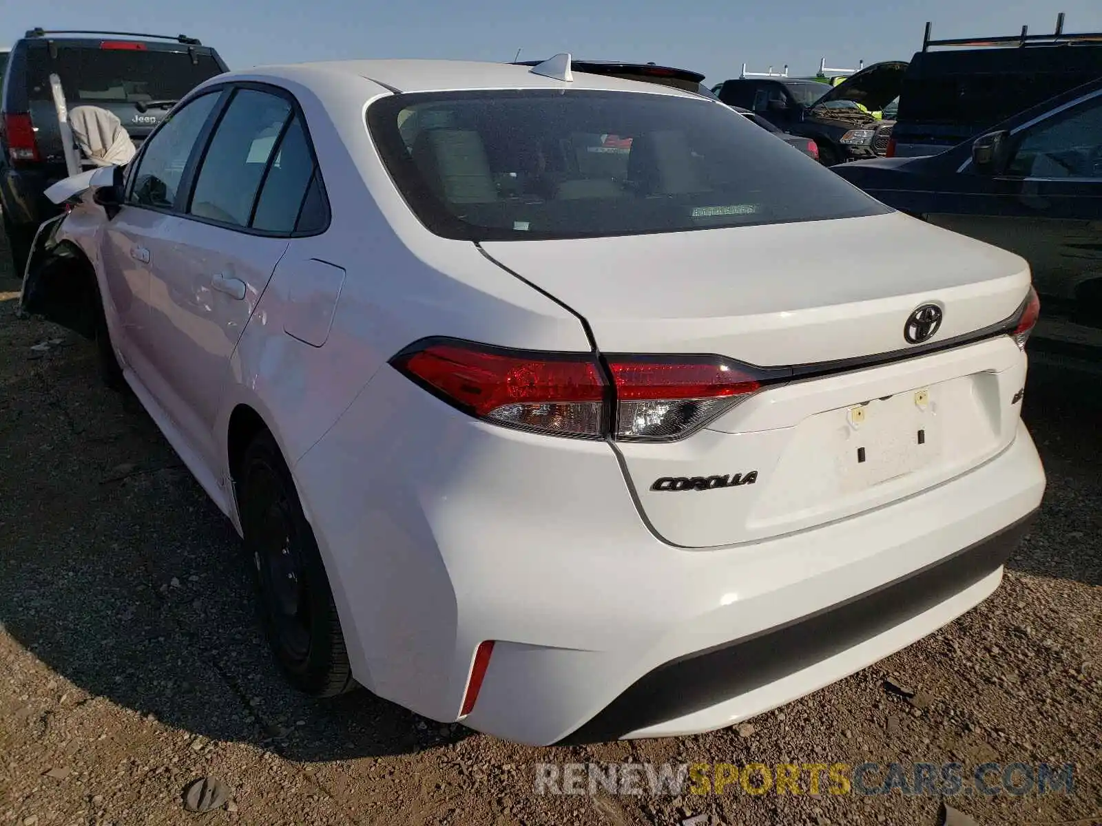 3 Photograph of a damaged car 5YFEPMAE5MP216683 TOYOTA COROLLA 2021