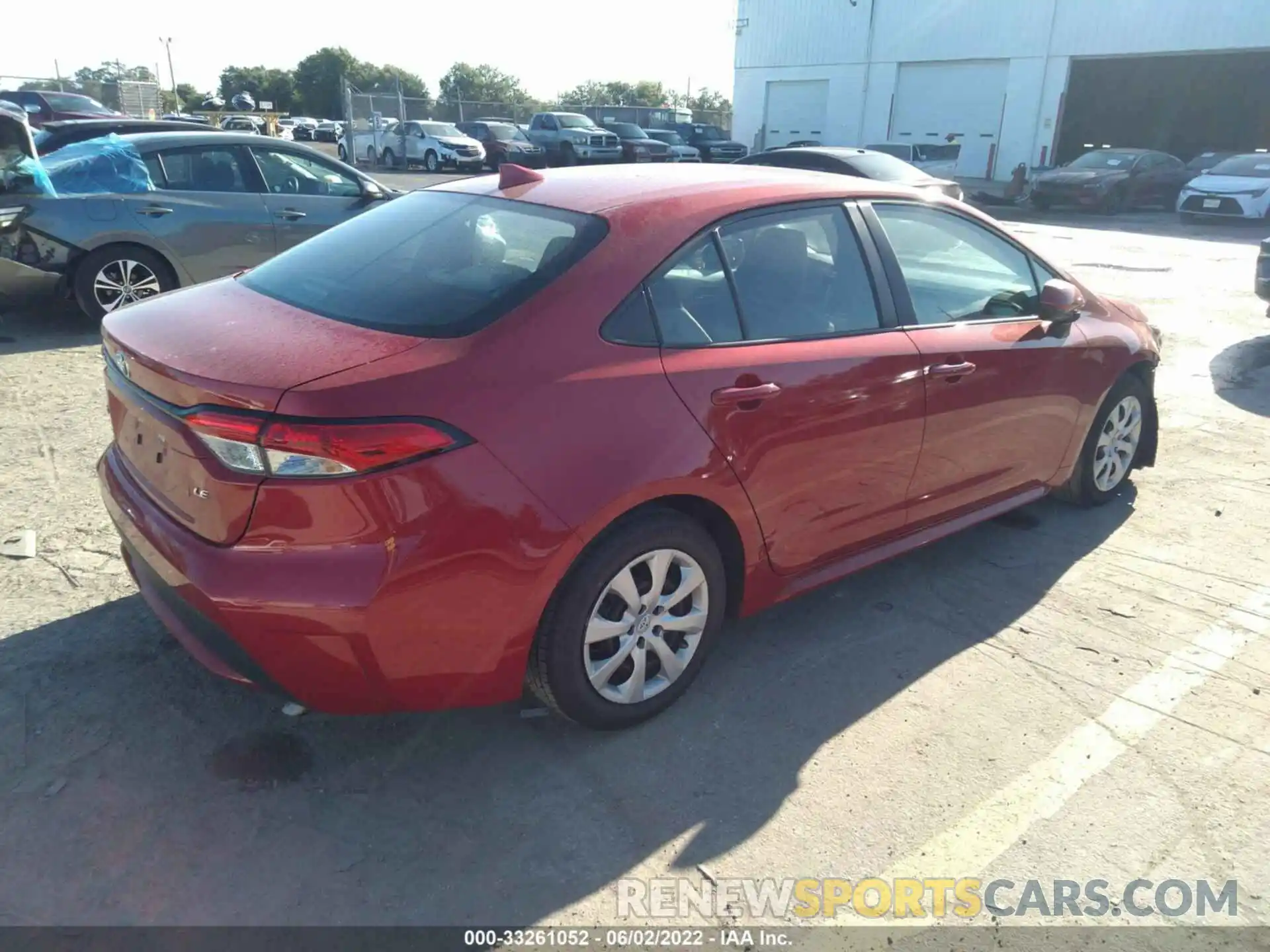 4 Photograph of a damaged car 5YFEPMAE5MP216859 TOYOTA COROLLA 2021