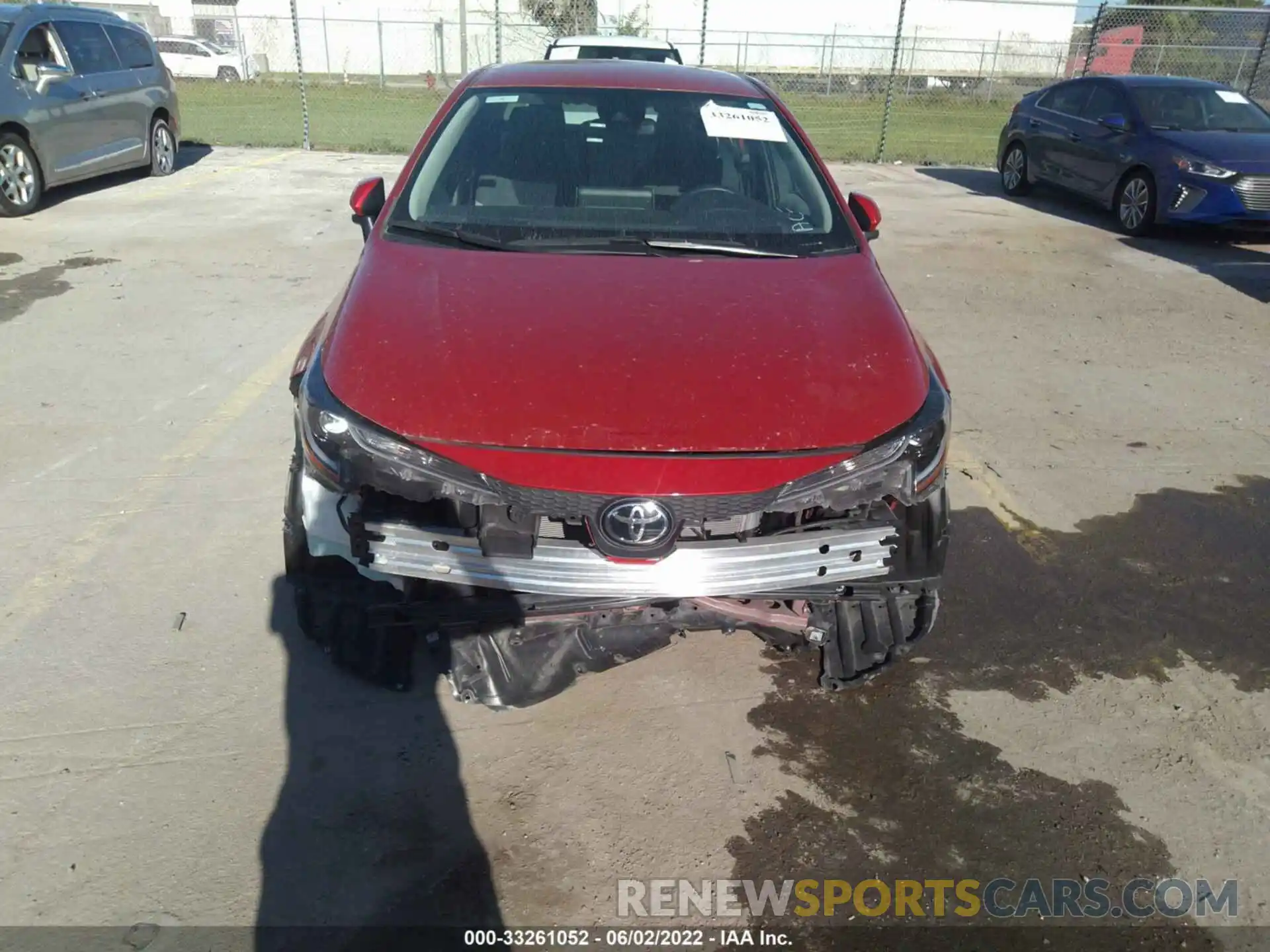 6 Photograph of a damaged car 5YFEPMAE5MP216859 TOYOTA COROLLA 2021