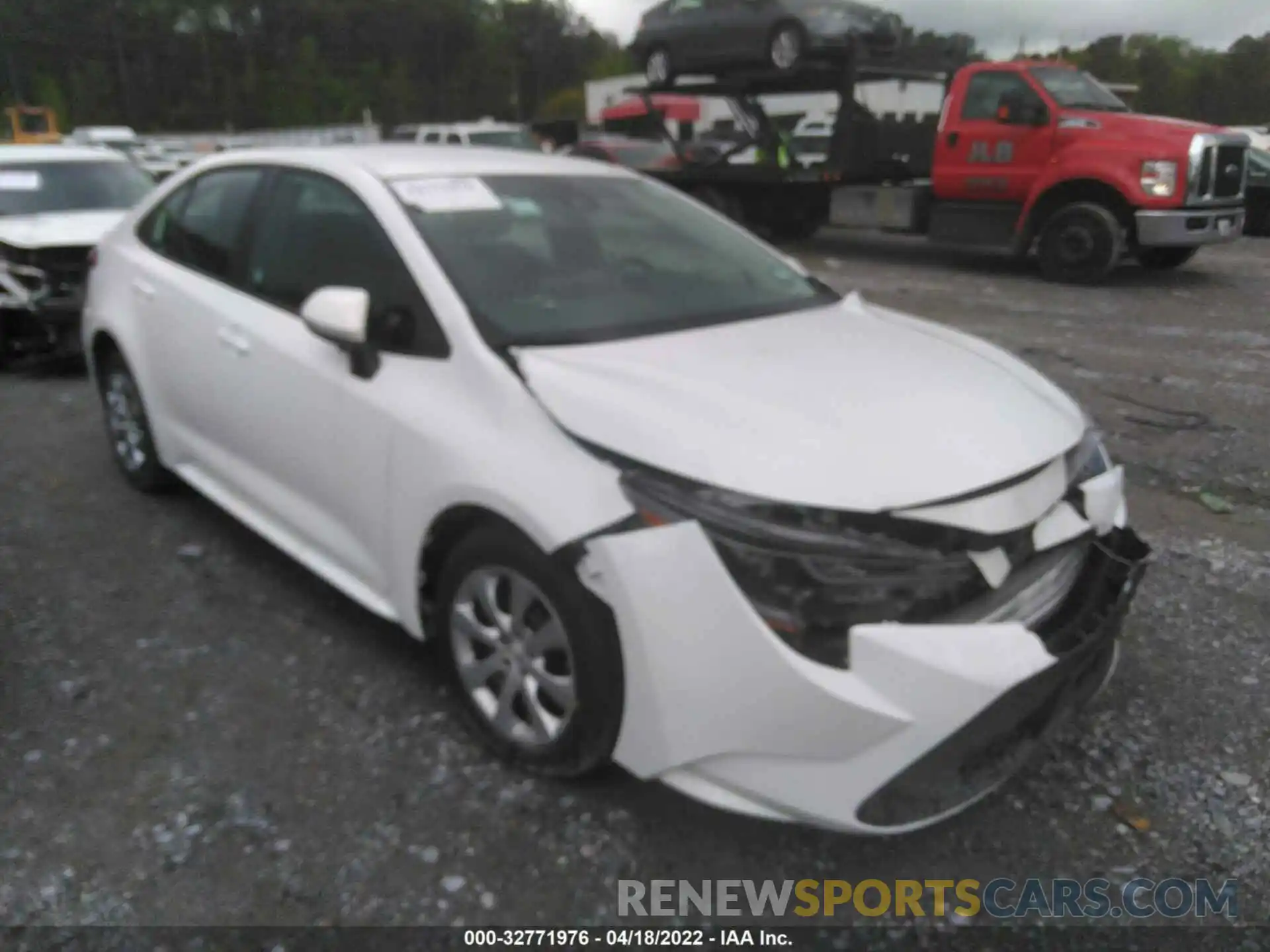 1 Photograph of a damaged car 5YFEPMAE5MP217039 TOYOTA COROLLA 2021