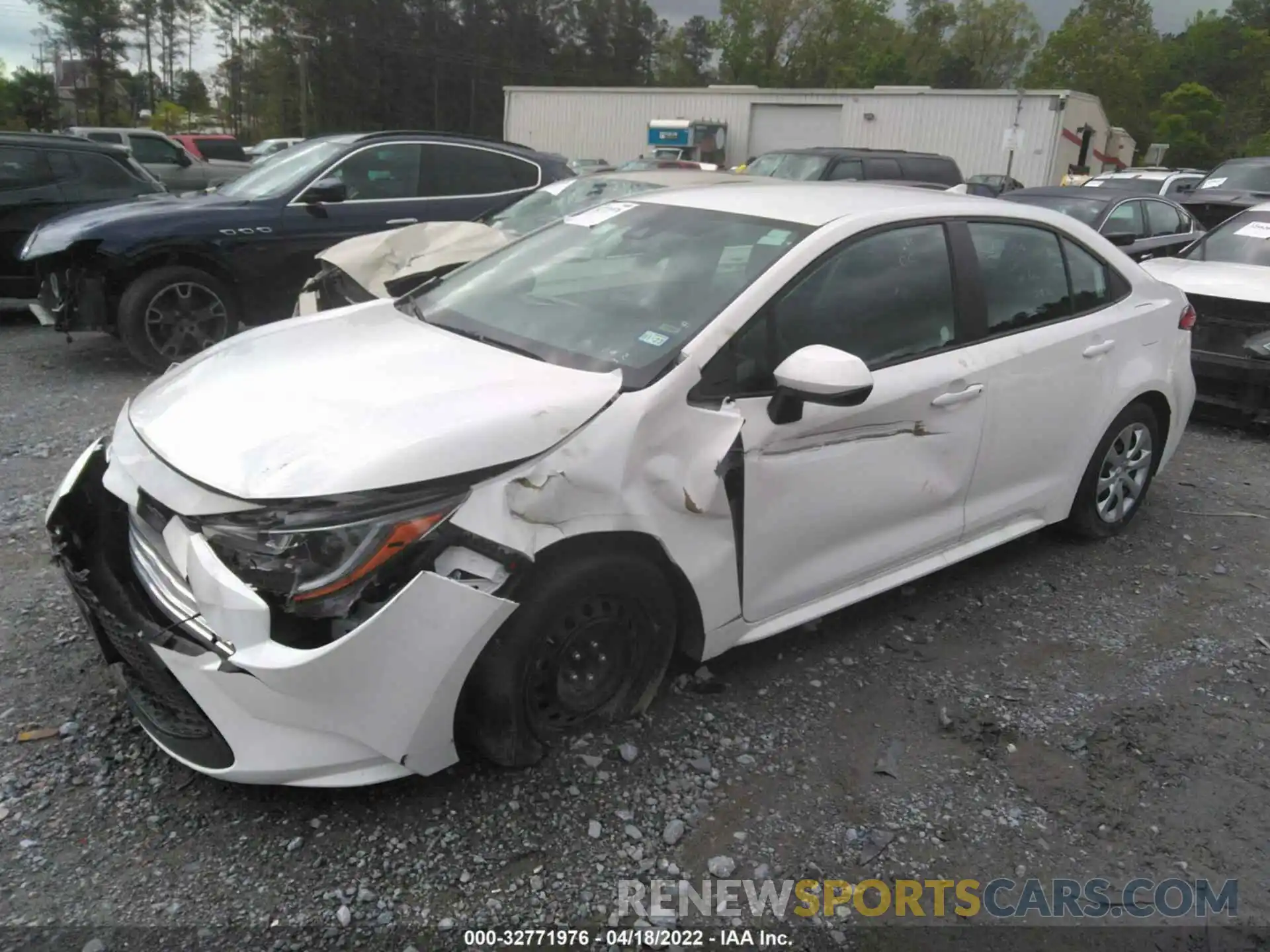 2 Photograph of a damaged car 5YFEPMAE5MP217039 TOYOTA COROLLA 2021