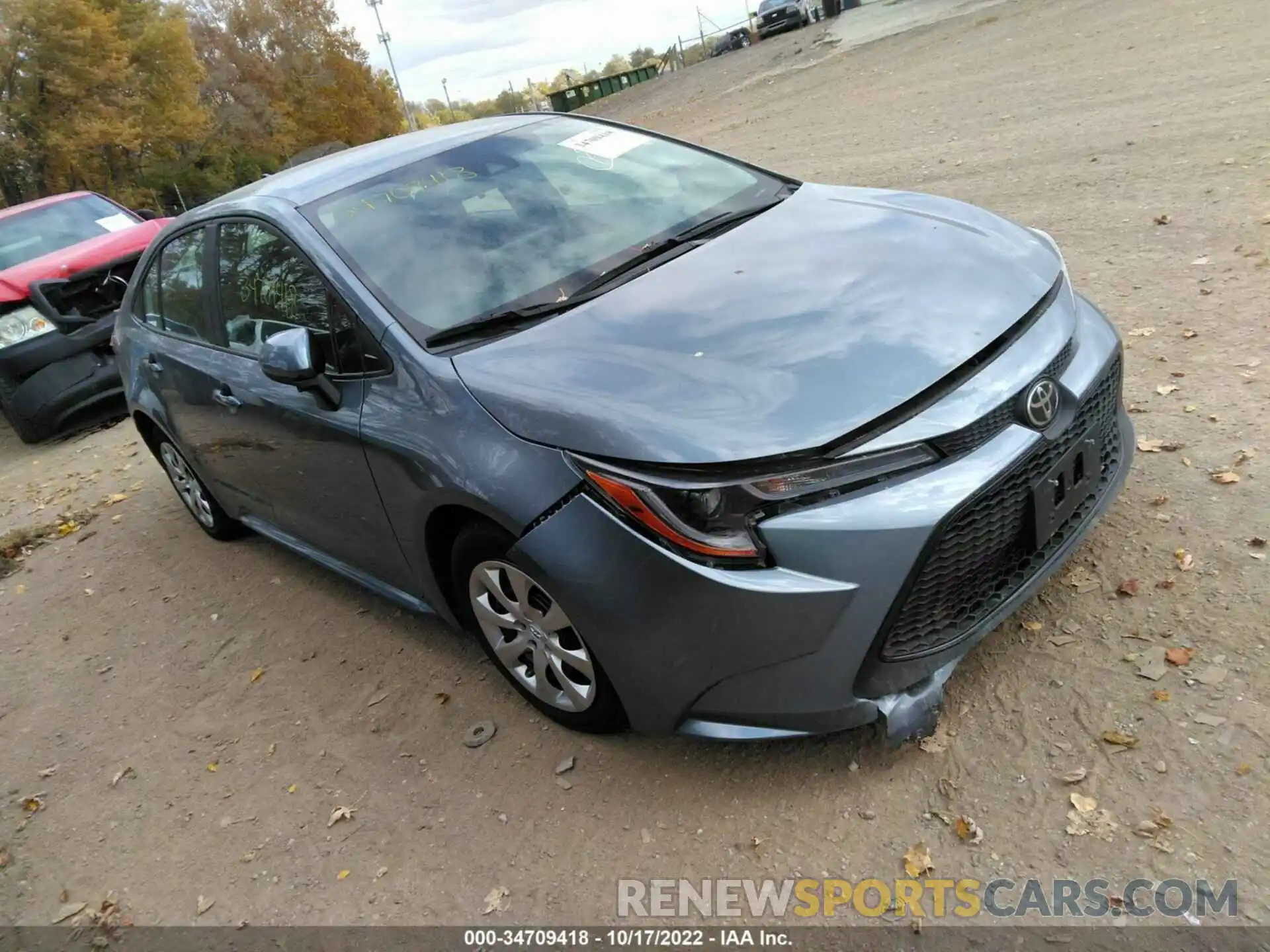 1 Photograph of a damaged car 5YFEPMAE5MP217266 TOYOTA COROLLA 2021