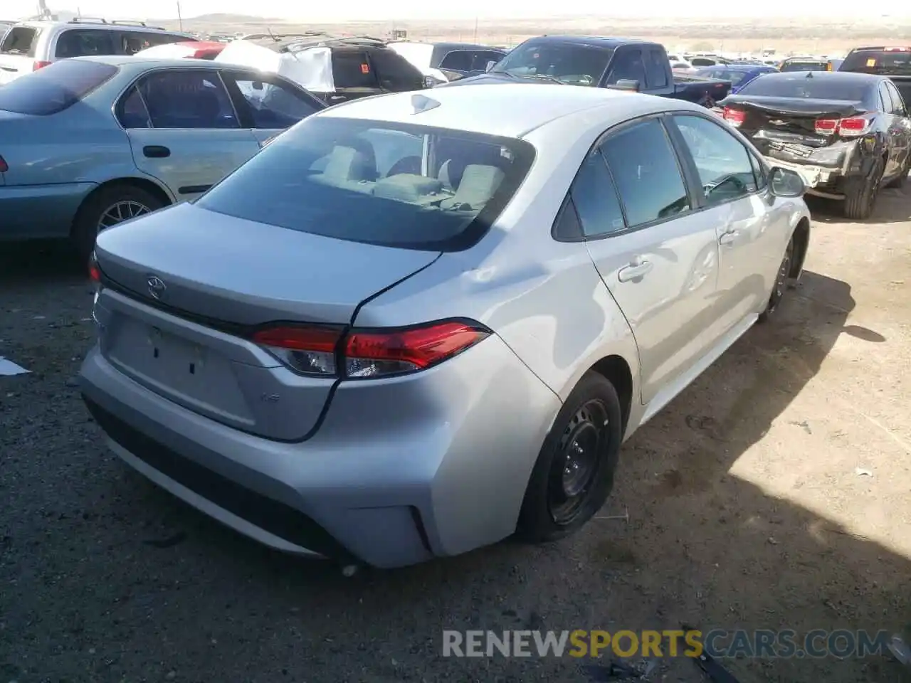 4 Photograph of a damaged car 5YFEPMAE5MP219227 TOYOTA COROLLA 2021