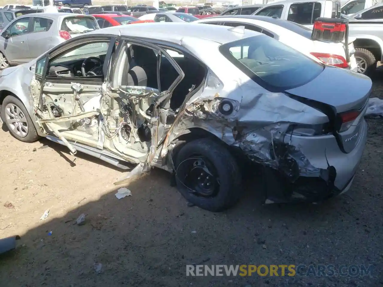 9 Photograph of a damaged car 5YFEPMAE5MP219227 TOYOTA COROLLA 2021