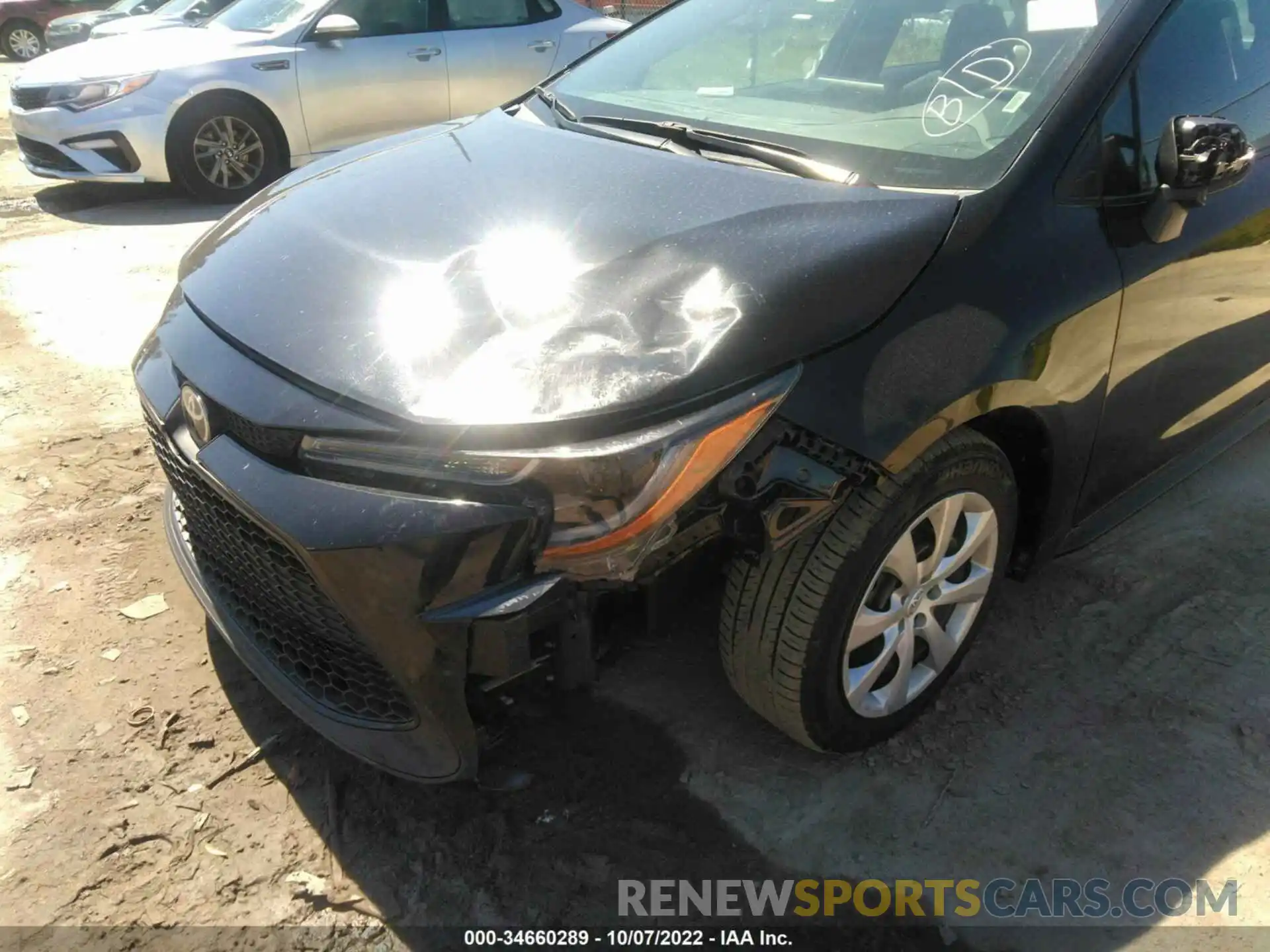 6 Photograph of a damaged car 5YFEPMAE5MP219924 TOYOTA COROLLA 2021