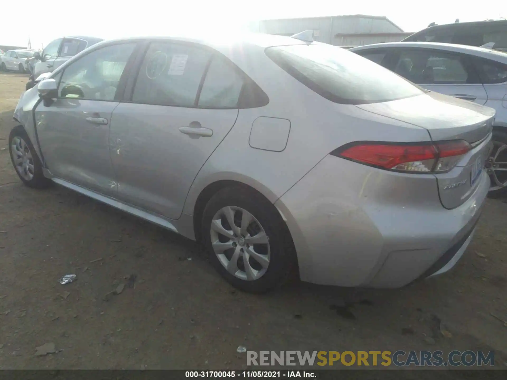 3 Photograph of a damaged car 5YFEPMAE5MP220054 TOYOTA COROLLA 2021