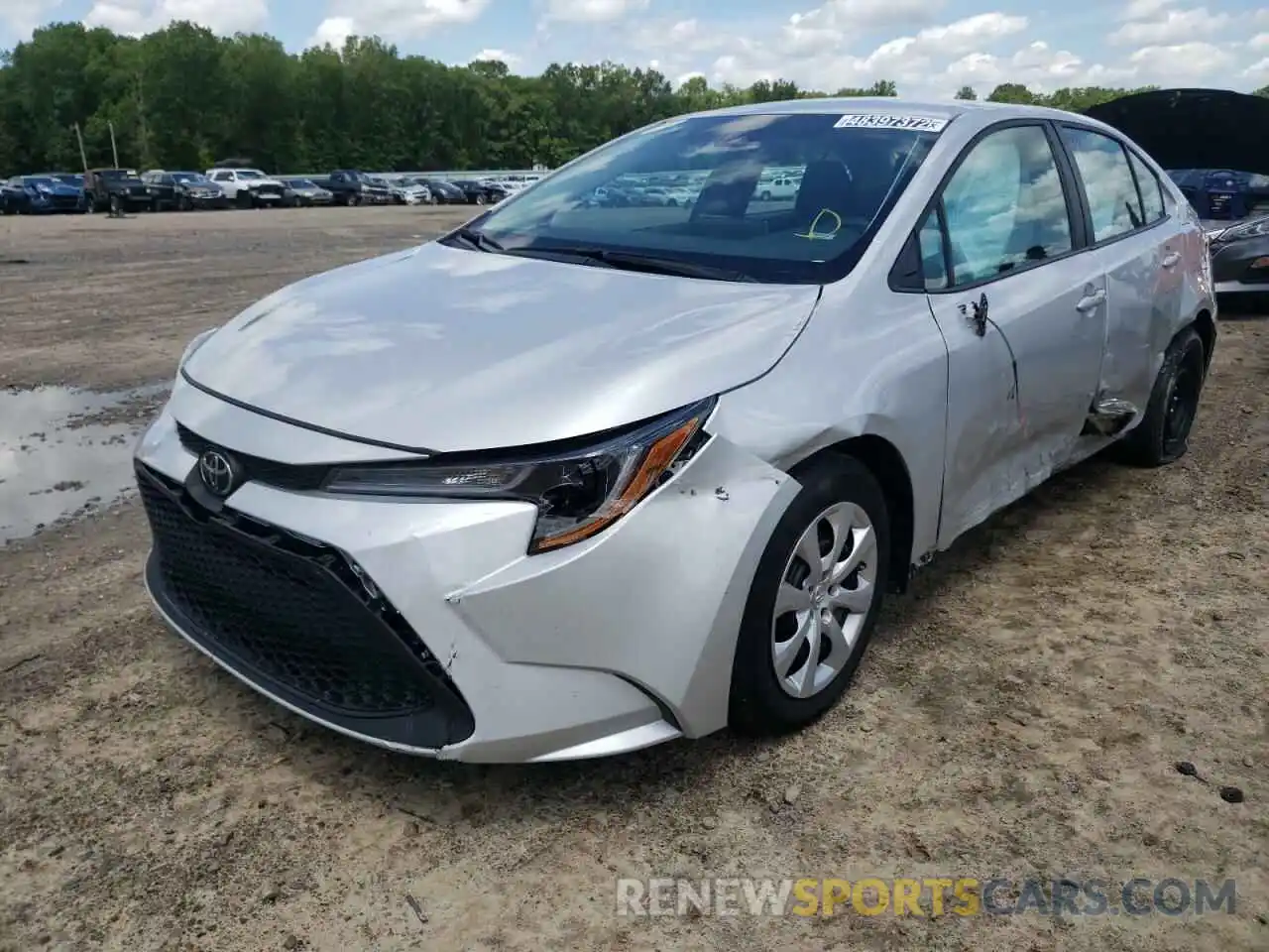 2 Photograph of a damaged car 5YFEPMAE5MP220720 TOYOTA COROLLA 2021