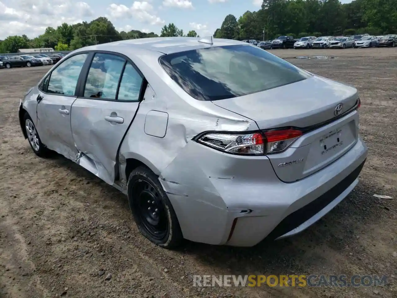 3 Photograph of a damaged car 5YFEPMAE5MP220720 TOYOTA COROLLA 2021