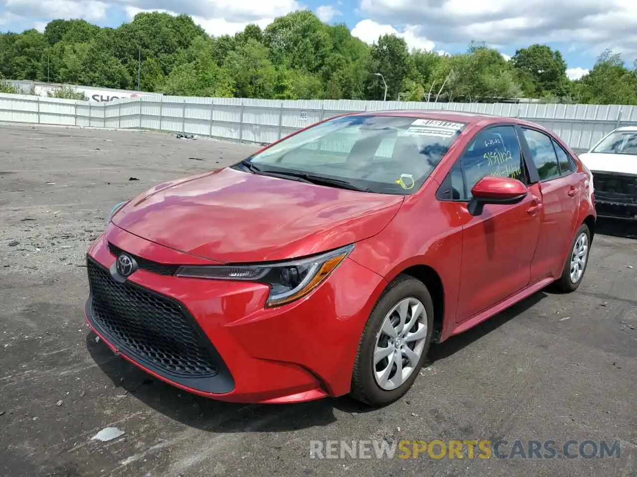 2 Photograph of a damaged car 5YFEPMAE5MP221219 TOYOTA COROLLA 2021