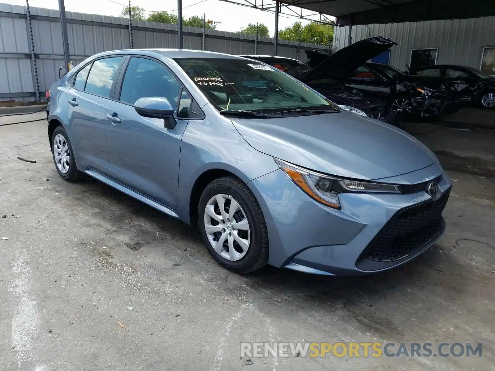 1 Photograph of a damaged car 5YFEPMAE5MP222158 TOYOTA COROLLA 2021