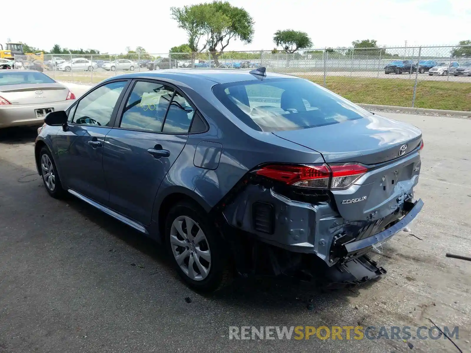 3 Photograph of a damaged car 5YFEPMAE5MP222158 TOYOTA COROLLA 2021