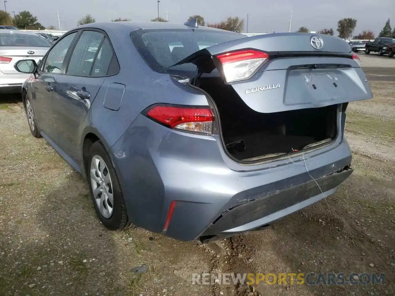 3 Photograph of a damaged car 5YFEPMAE5MP222628 TOYOTA COROLLA 2021